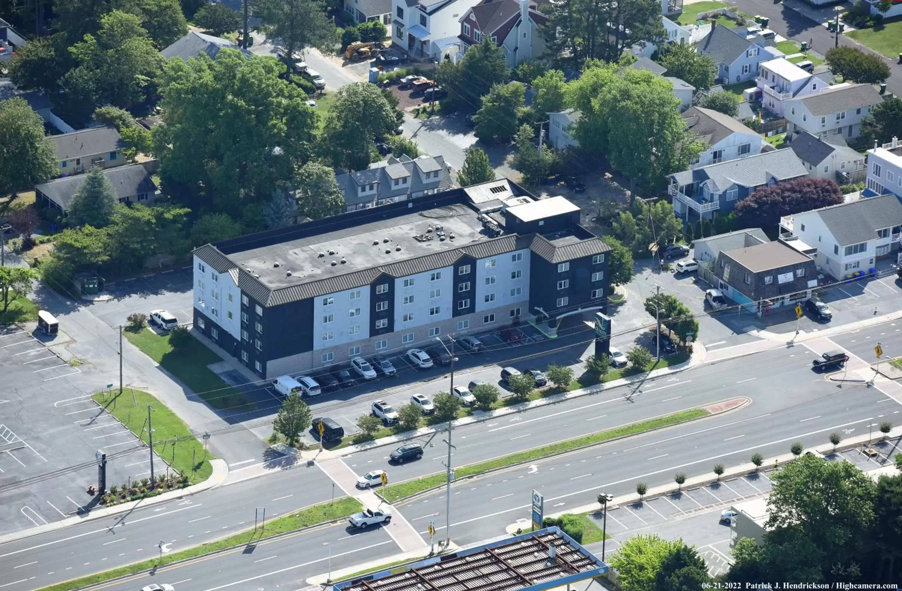 Property building, Bird's-eye View in Quality Inn & Suites Rehoboth Beach – Dewey