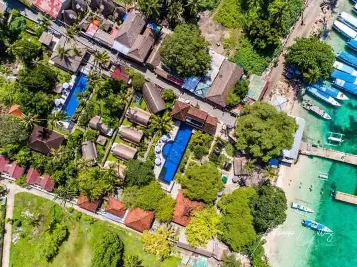 Bird's eye view in Oceans 5 Dive Resort Bird's eye view in Oceans 5 Dive Resort