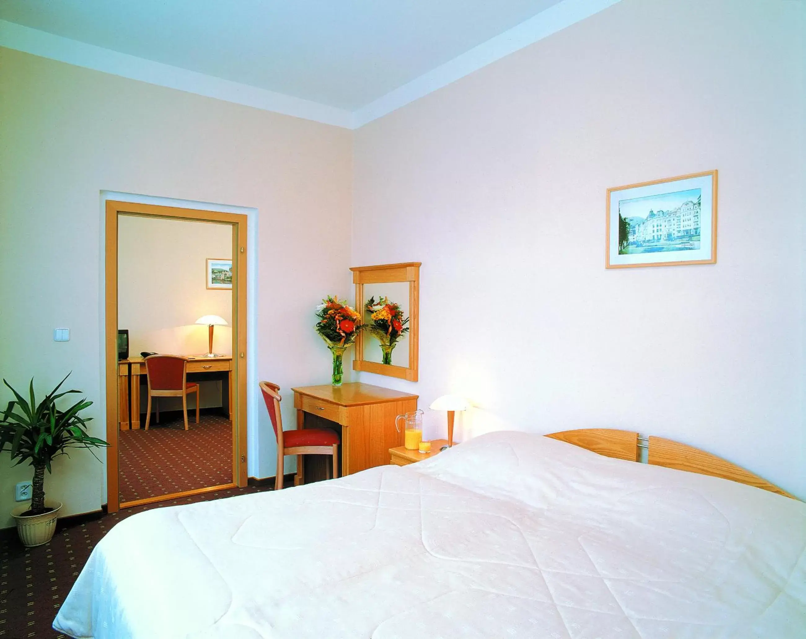 Bedroom, Bed in Wellness Hotel Jean De Carro