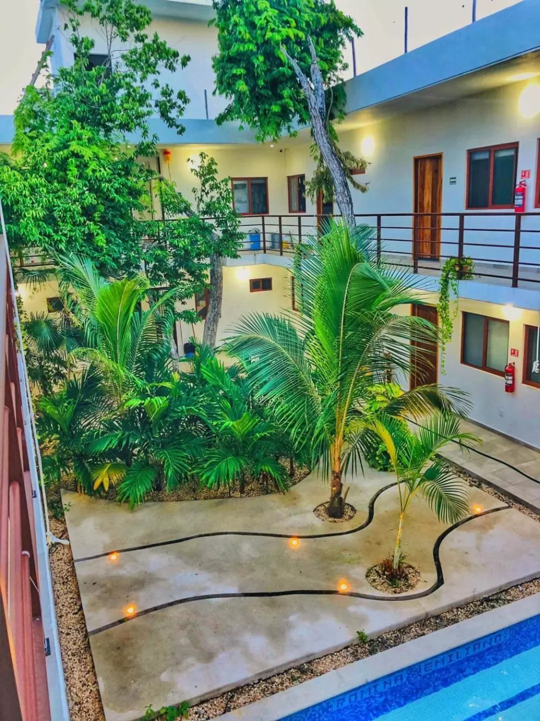 Garden in Los Arcos Hotel - TULUM