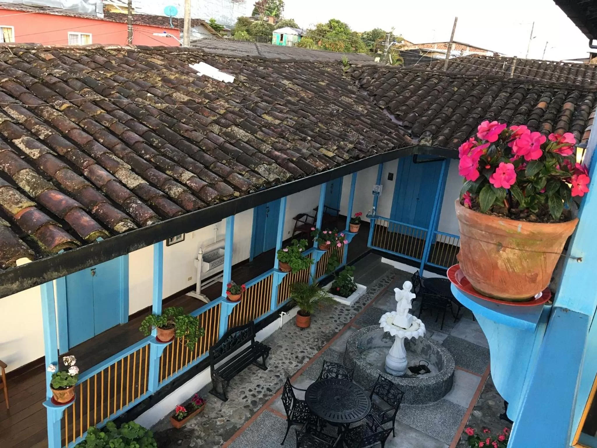 Pool View in Casa Hotel El Compadre