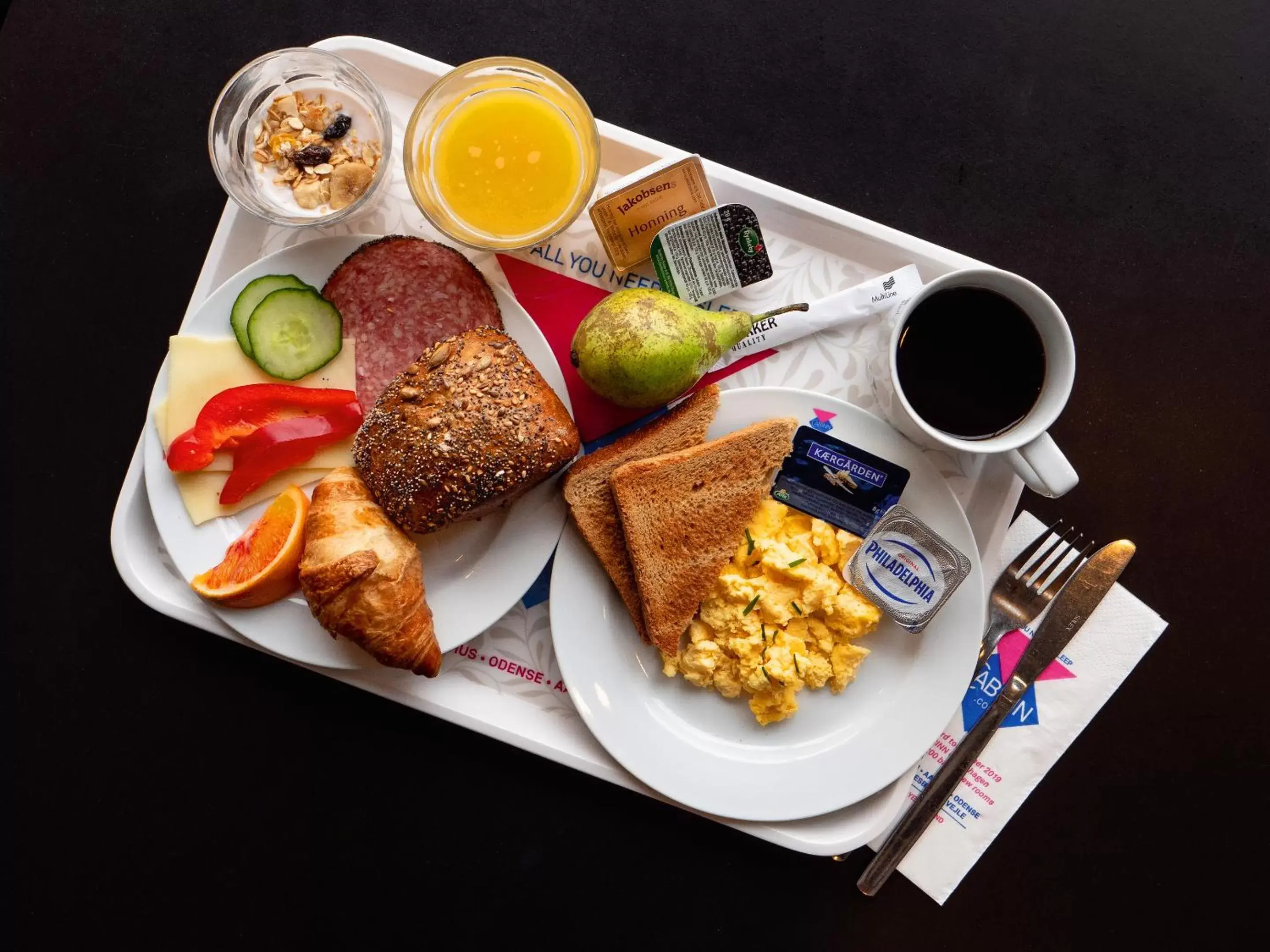 Continental breakfast, Breakfast in Cabinn Scandinavia