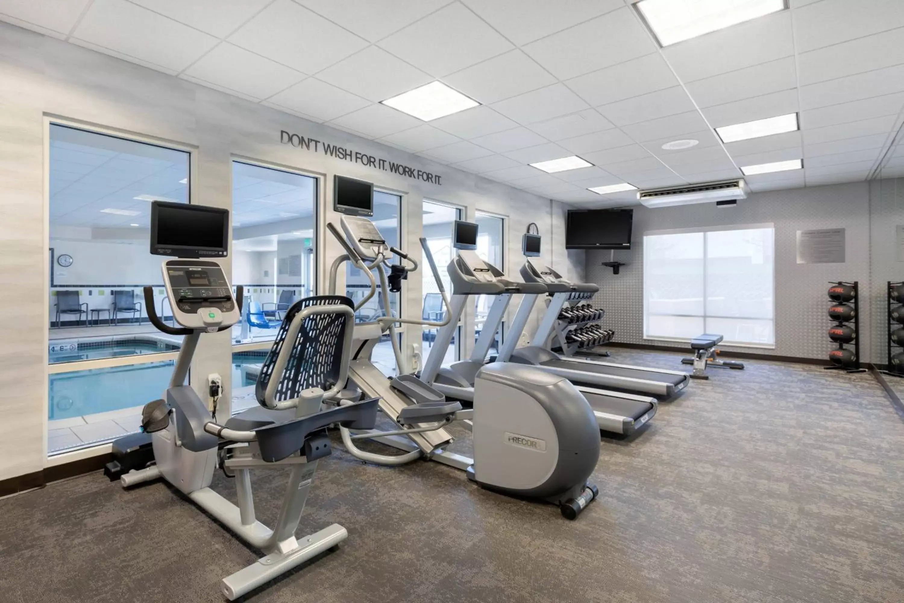 Fitness centre/facilities, Fitness Center/Facilities in Fairfield Inn & Suites by Marriott Rockford