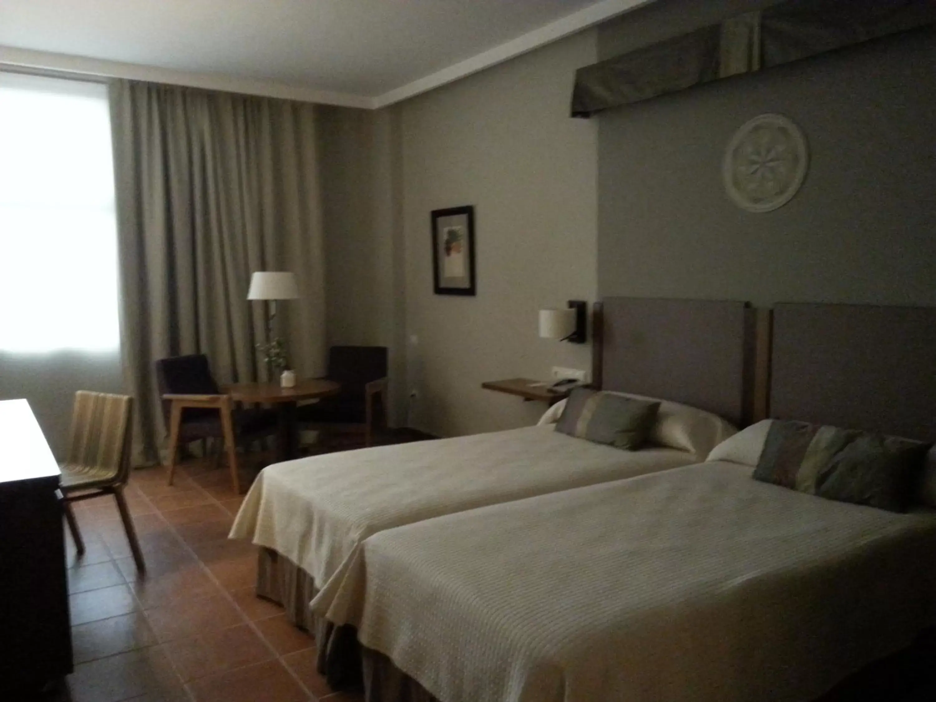 Decorative detail, Bed in Parador de Lorca