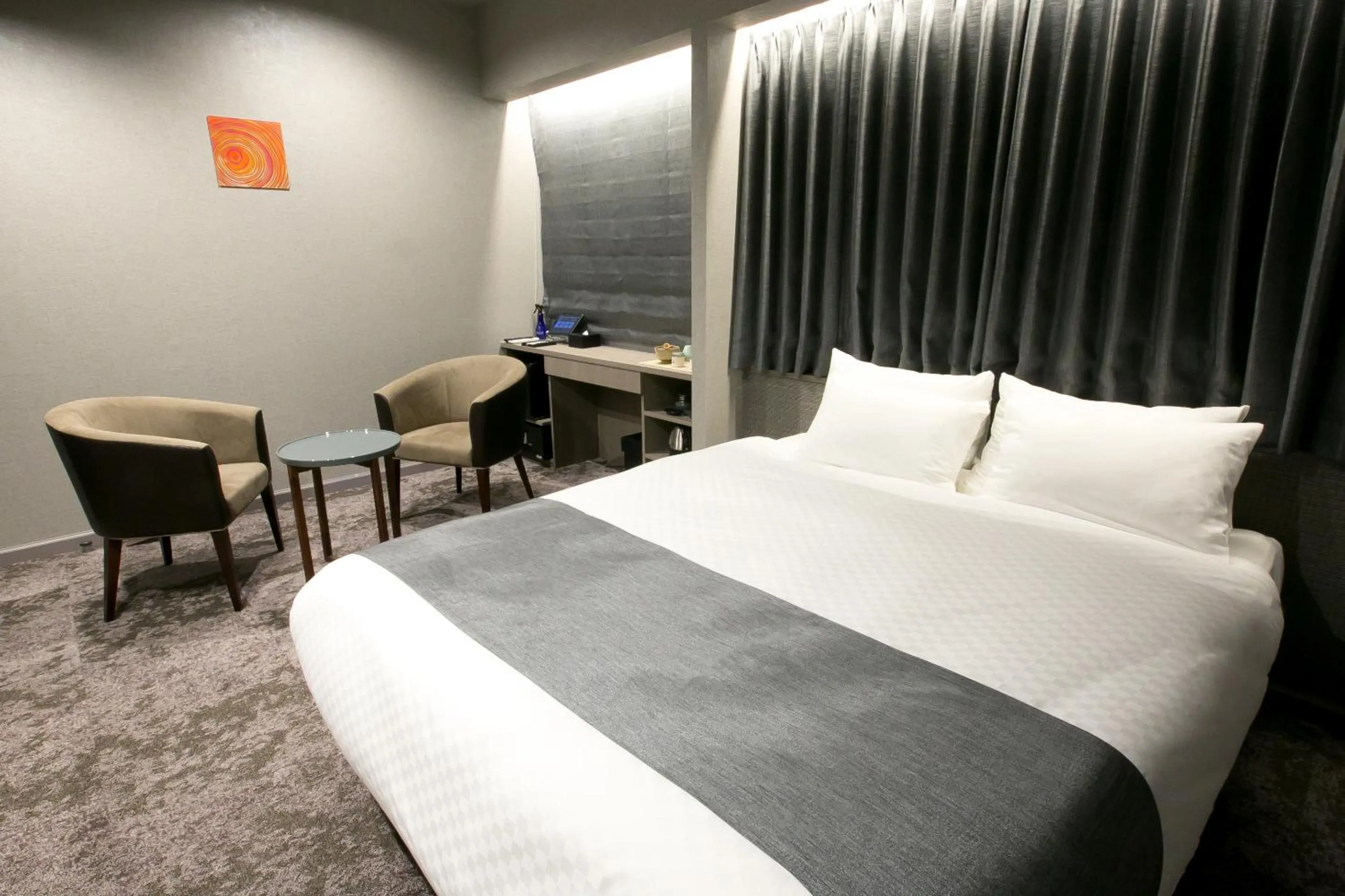 Photo of the whole room, Bed in Hotel Banister Kyoto