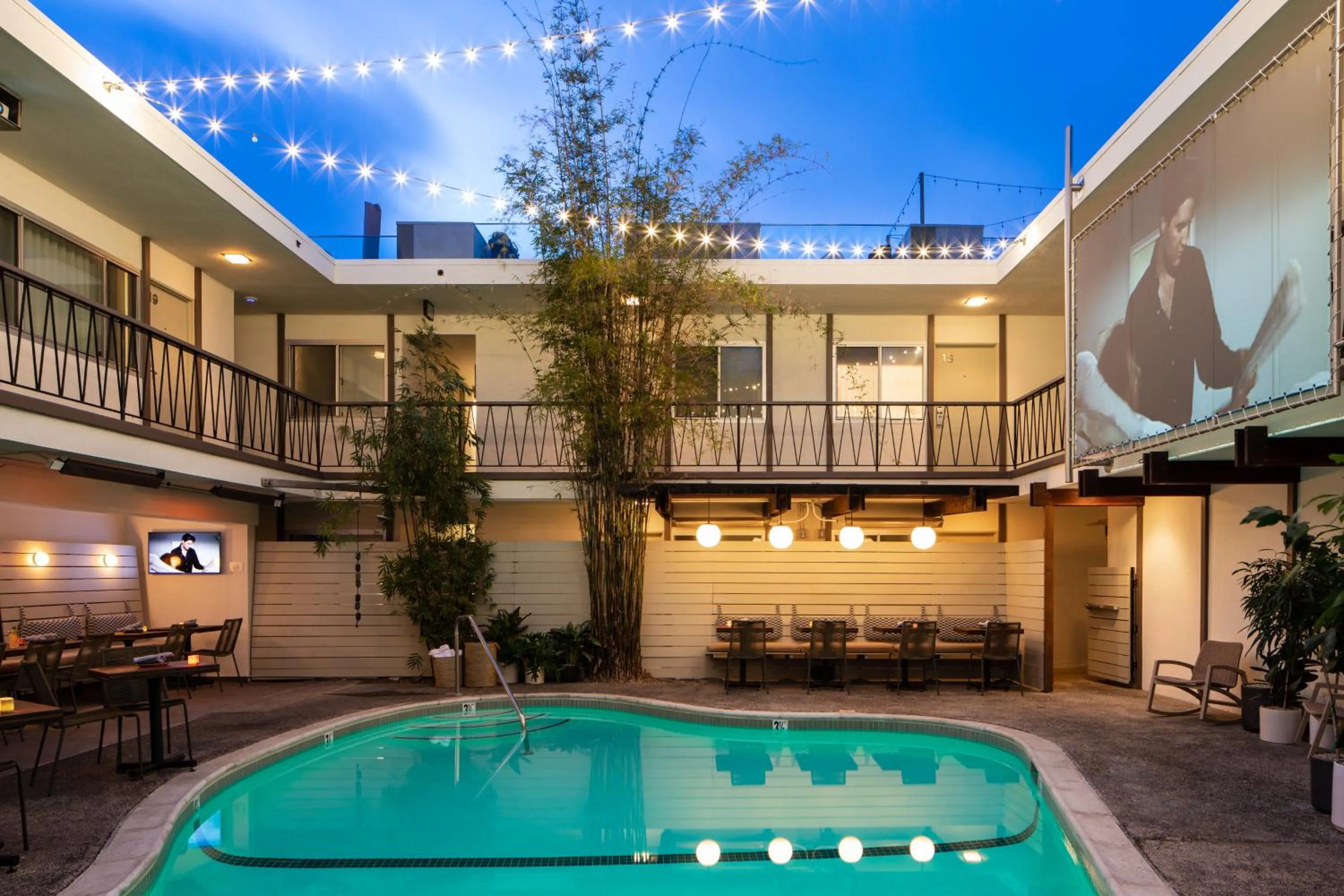 Dining area in The Pearl Hotel