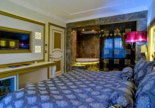 Bedroom, Bed in Altın Otel & Spa Balıkesir