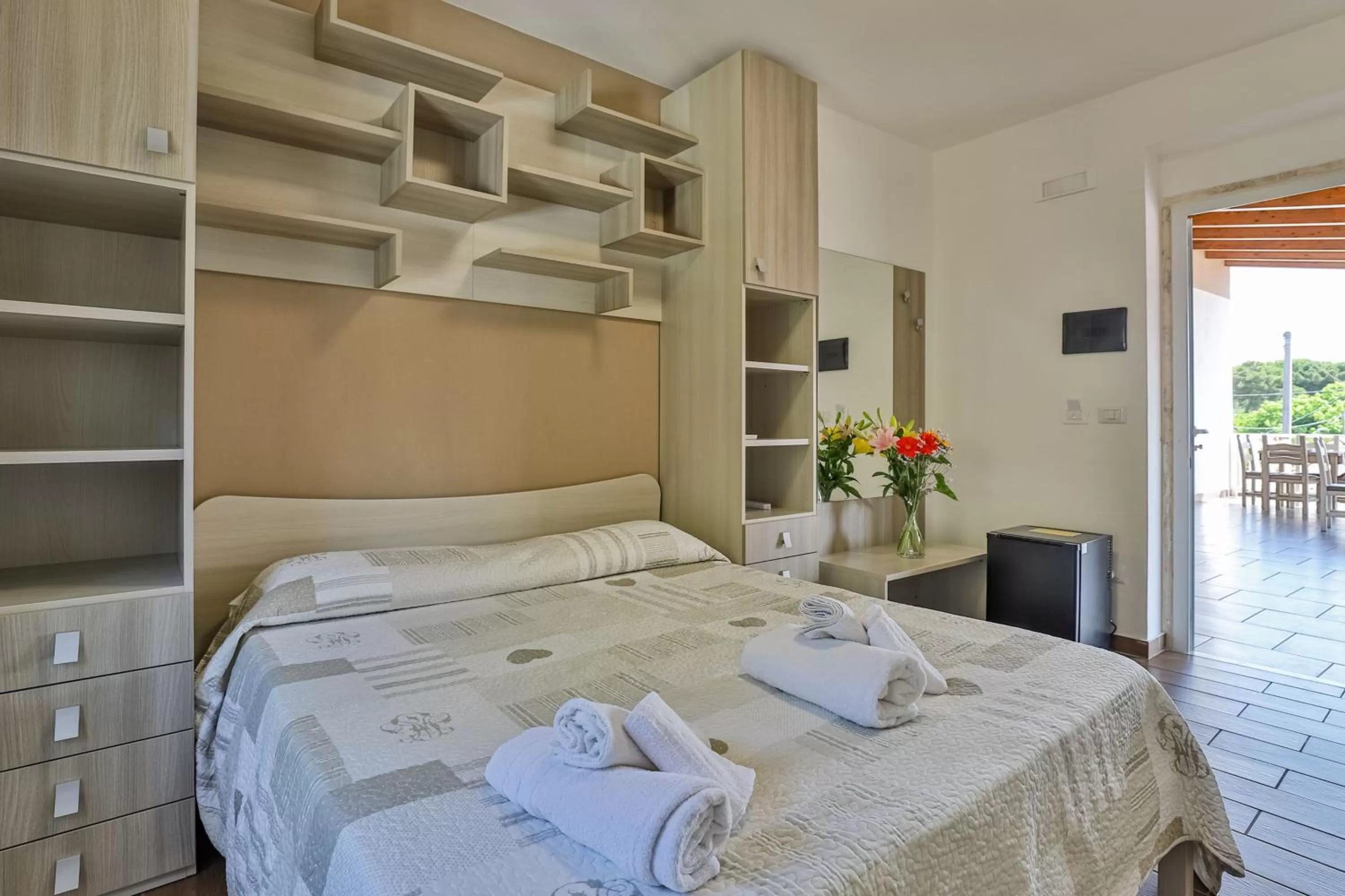Bedroom, Bed in Il Pineto Paestum Food & Rooms