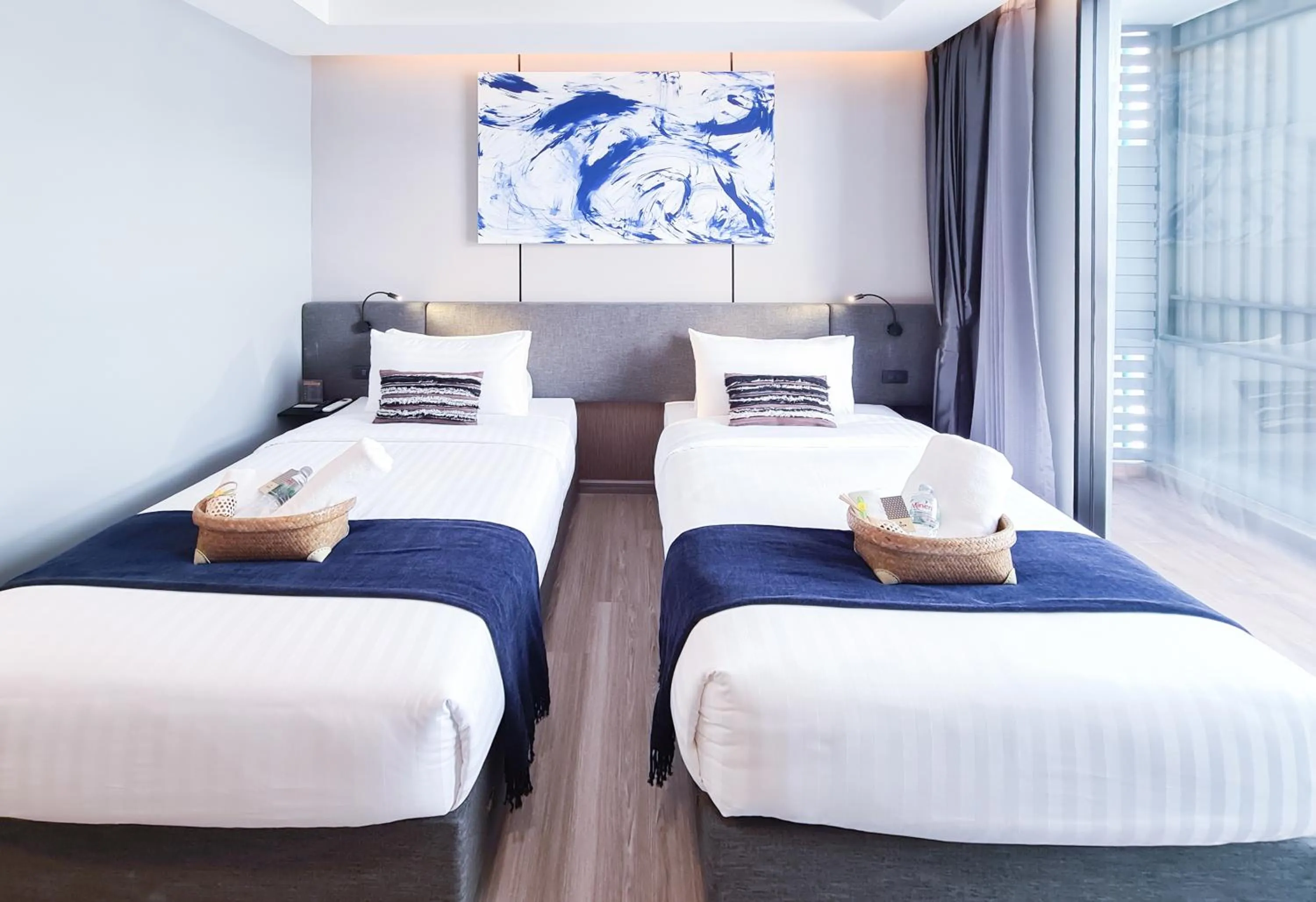 Bed in SOVA Hotel Bangkok