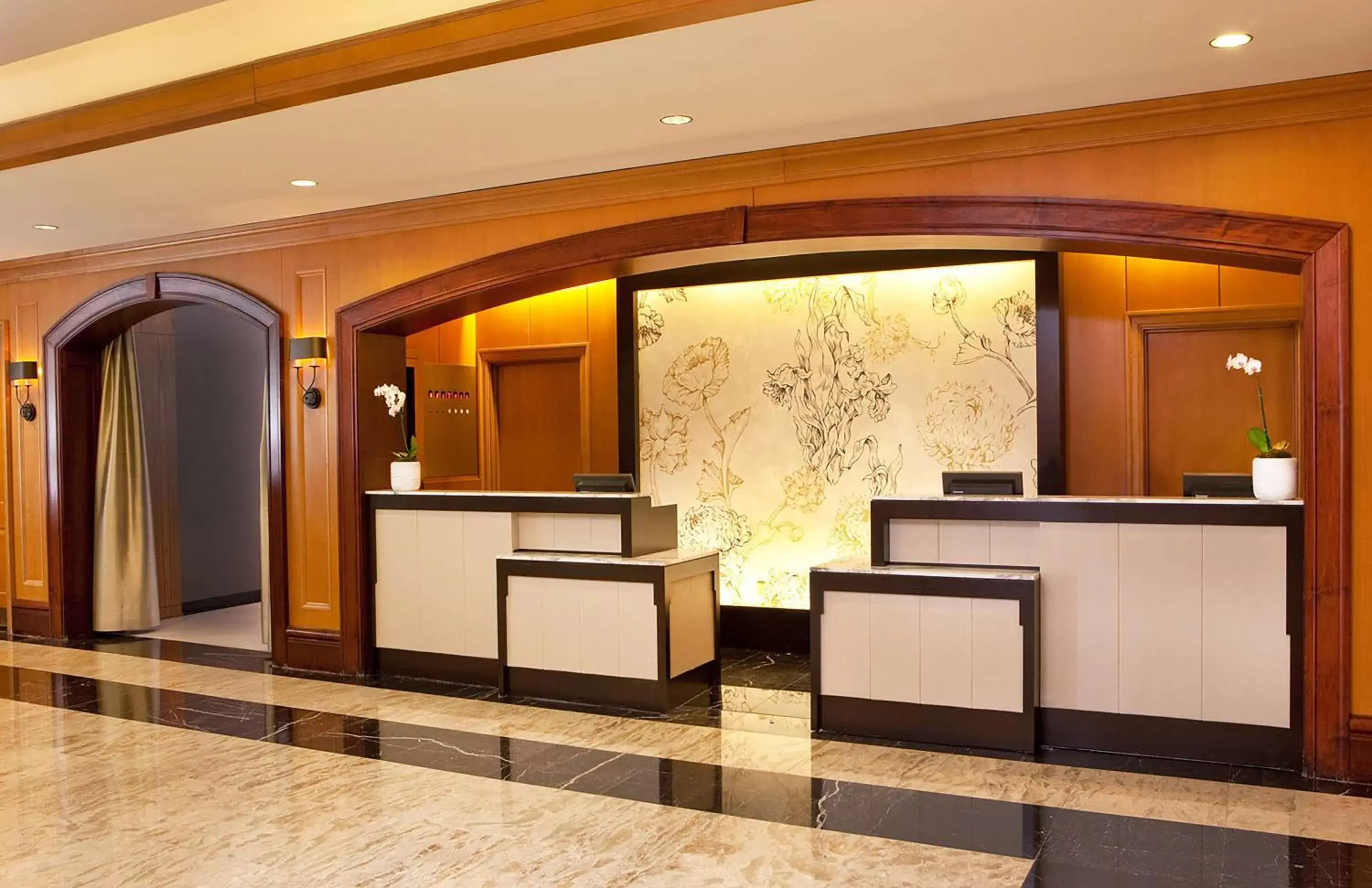 Lobby or reception in Hilton Short Hills Lobby or reception in Hilton Short Hills