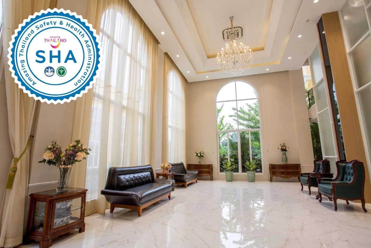 Seating area in S Bangkok Hotel, Navamin