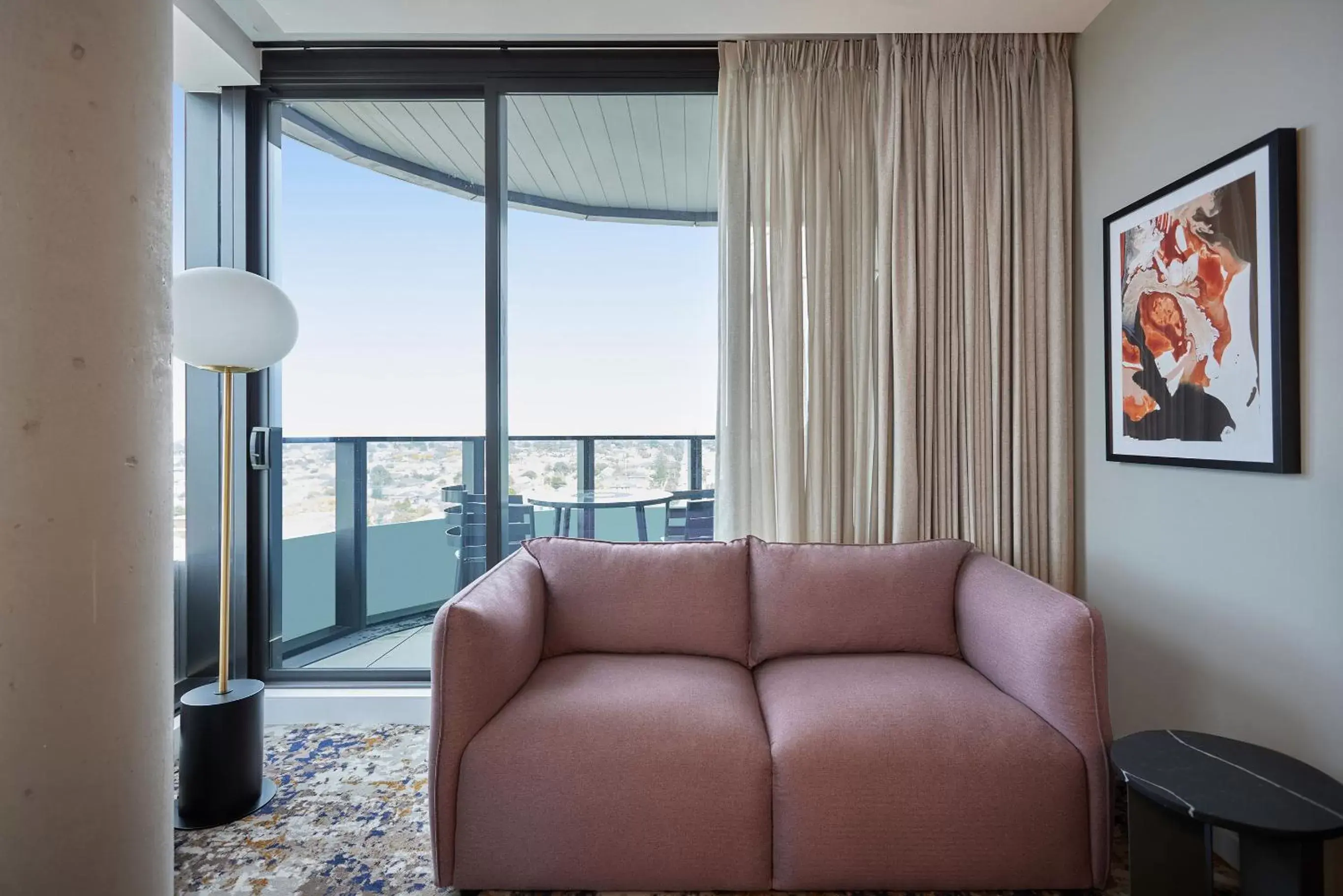 Seating Area in Adina Apartment Hotel Melbourne, Pentridge