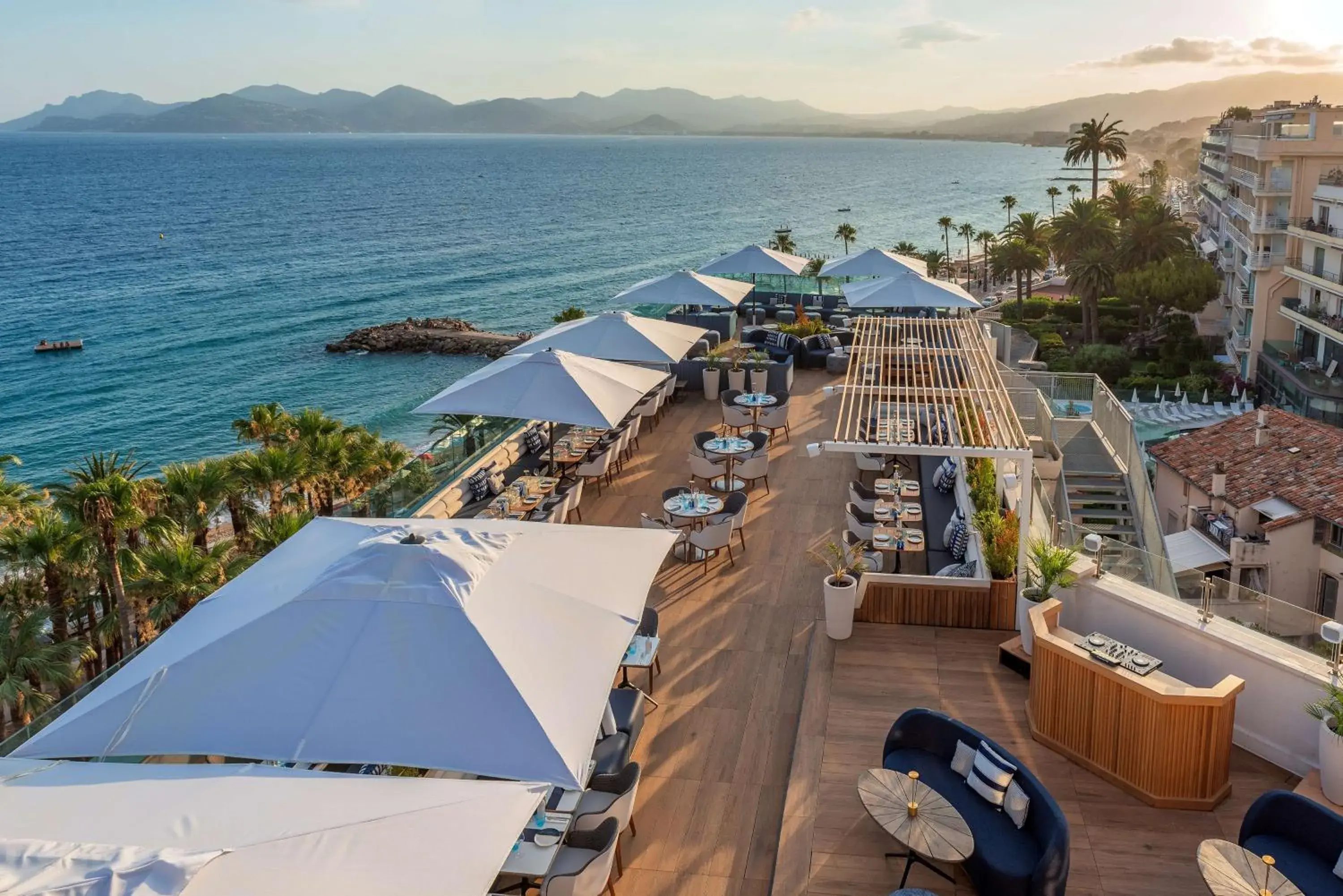 Dining area in Canopy by Hilton Cannes