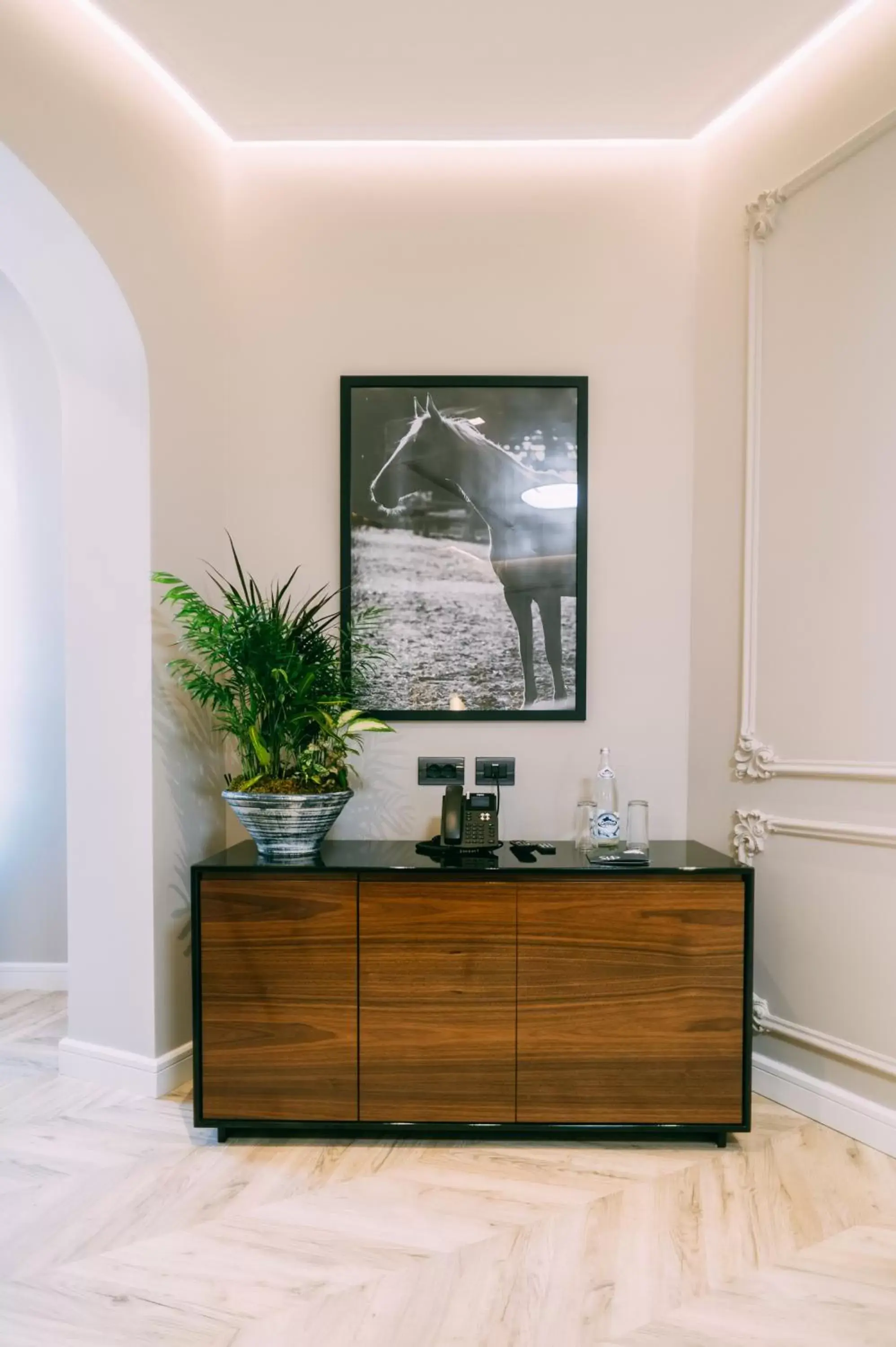 Decorative detail, Lobby/Reception in Hotel Stela Center