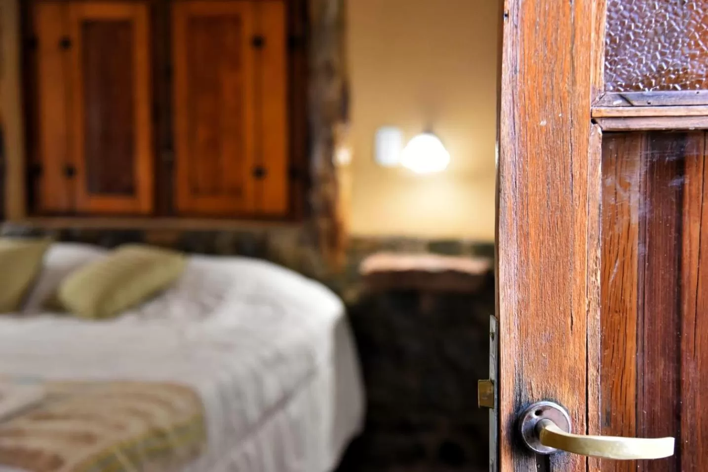 Bed in Hotel Hacienda Casa Blanca