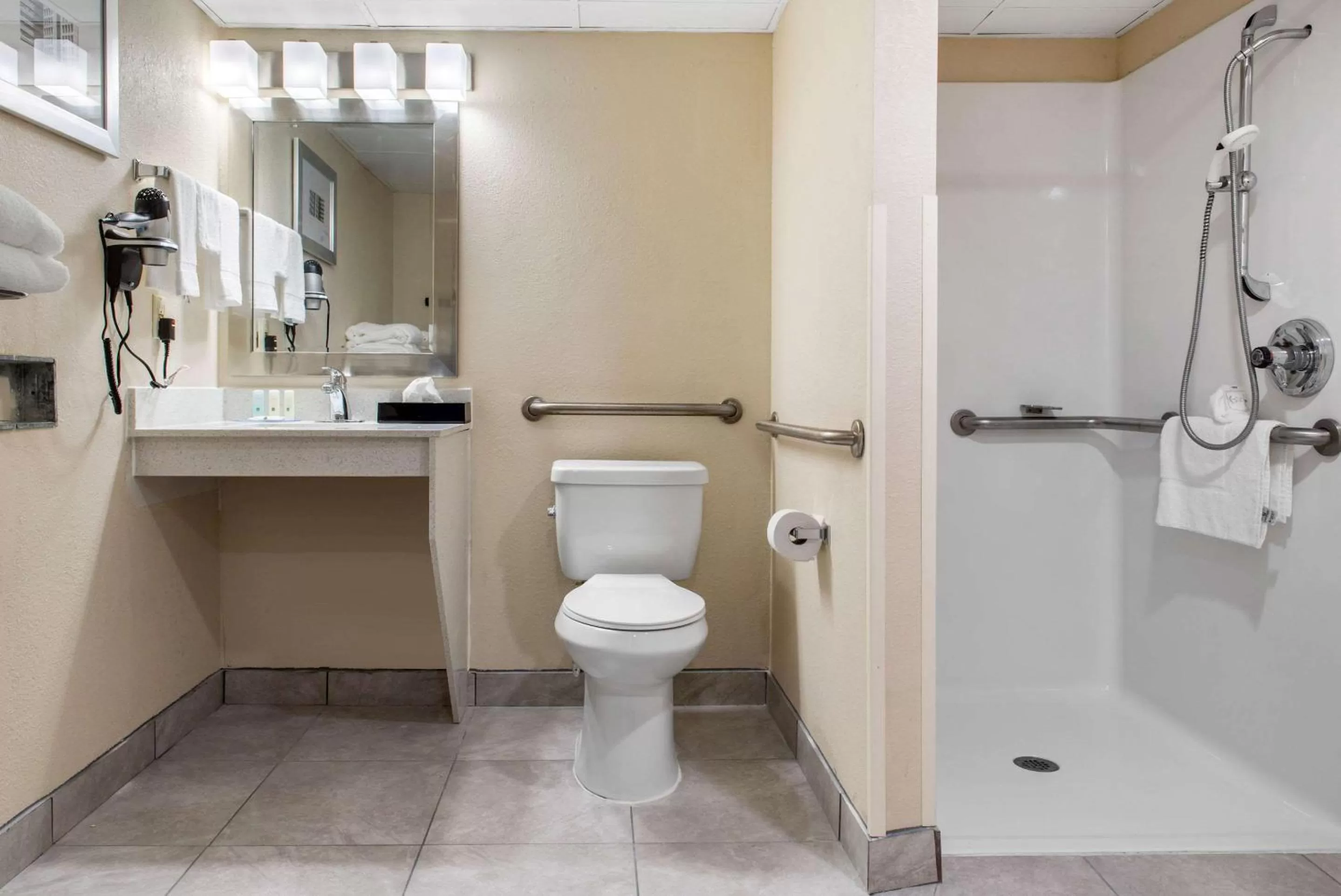 Toilet in Quality Inn and Conference Center