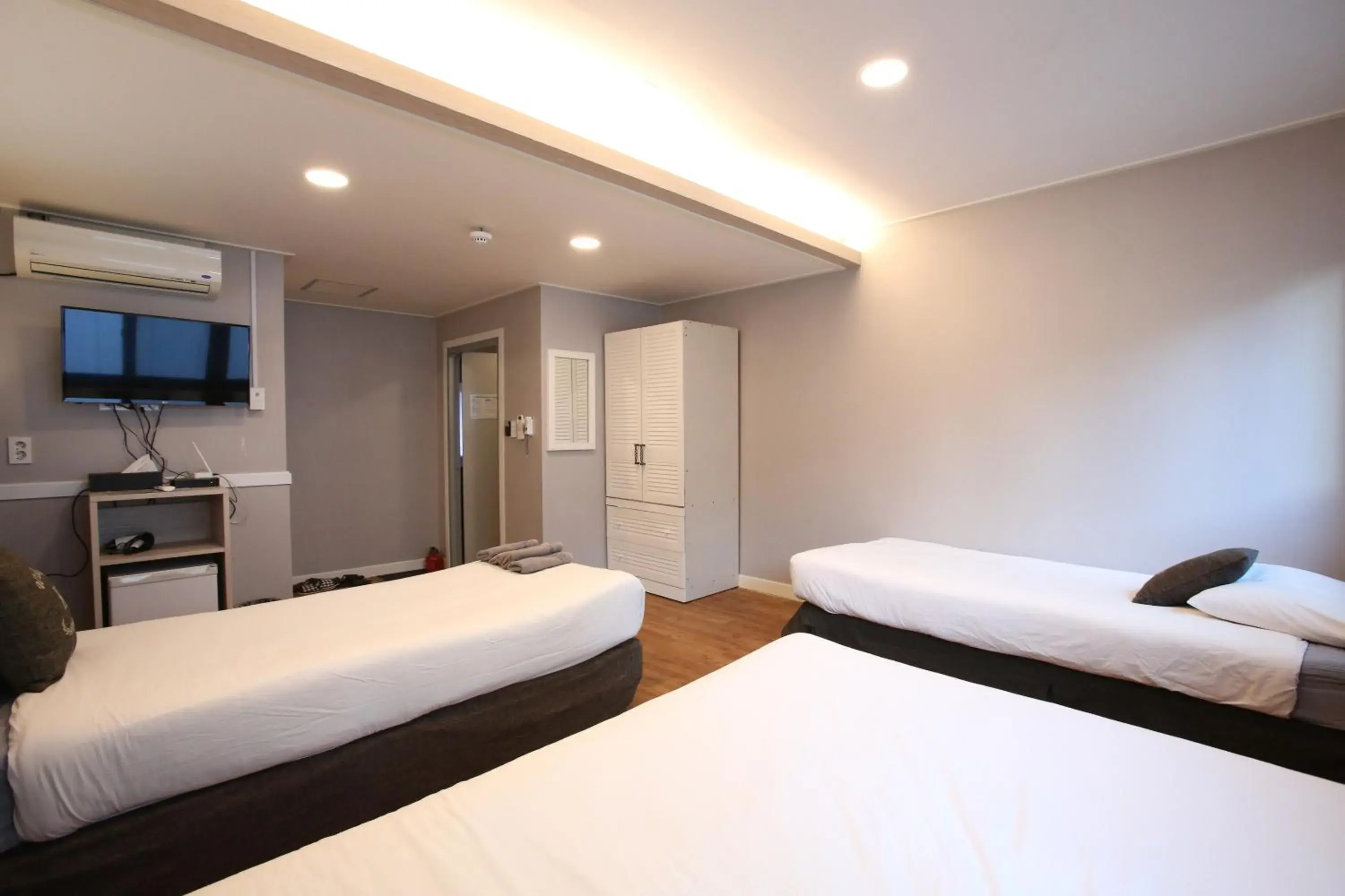 Bed in K Guesthouse Seomyeon