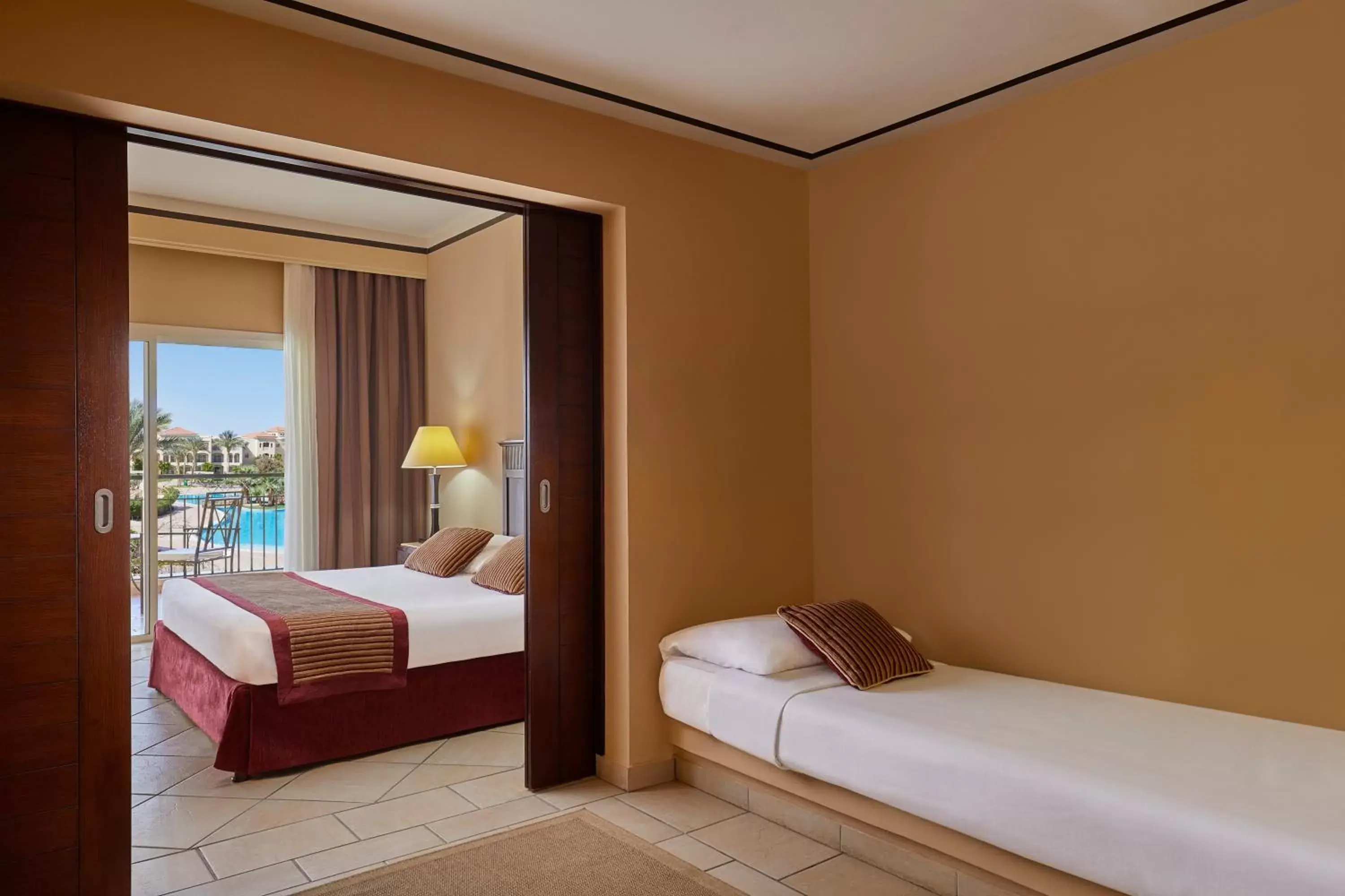 Bedroom, Bed in Jaz Mirabel Resort