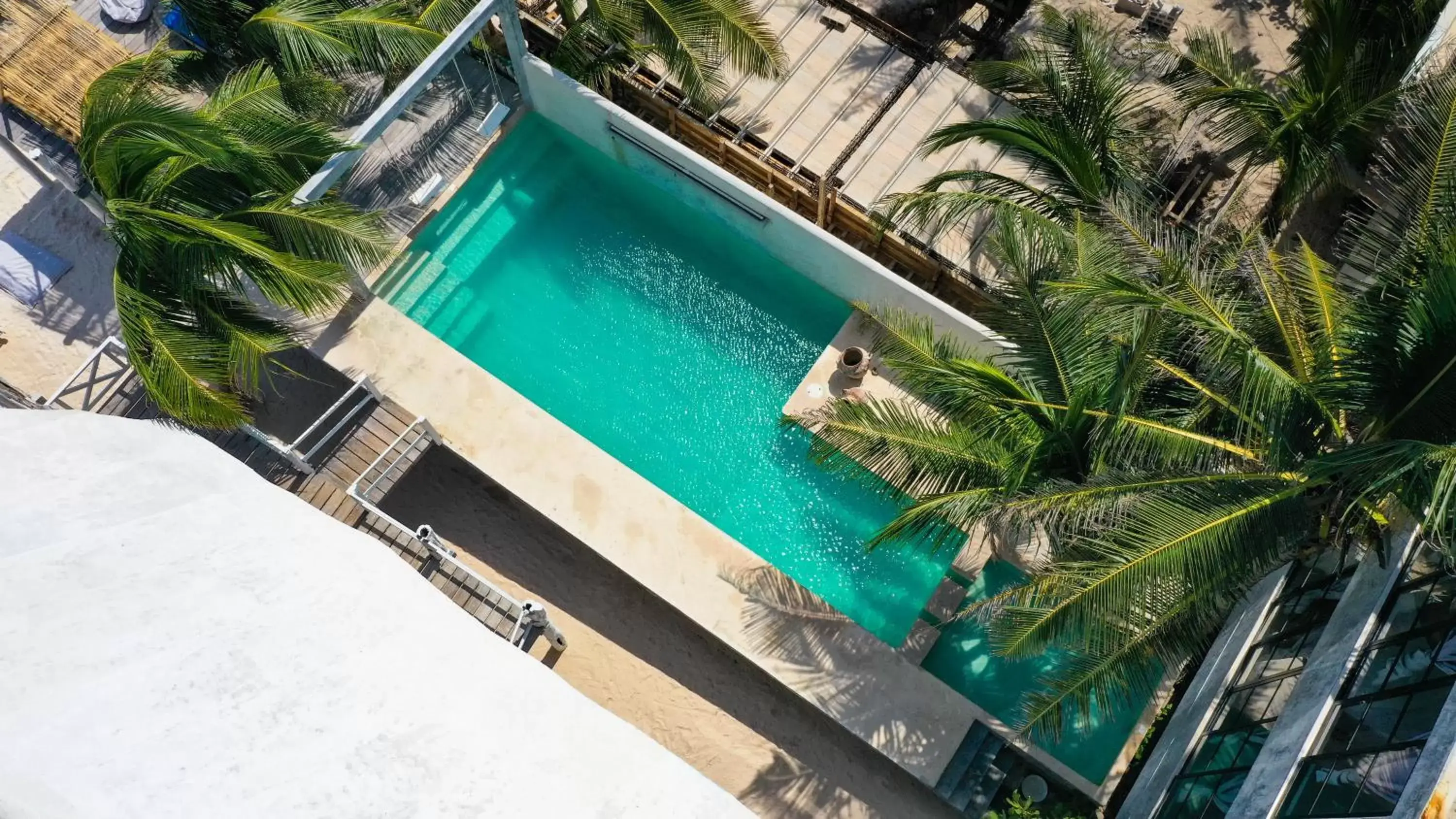 Swimming pool, Pool View in Posada Lamar Tulum Beach Front and Pool