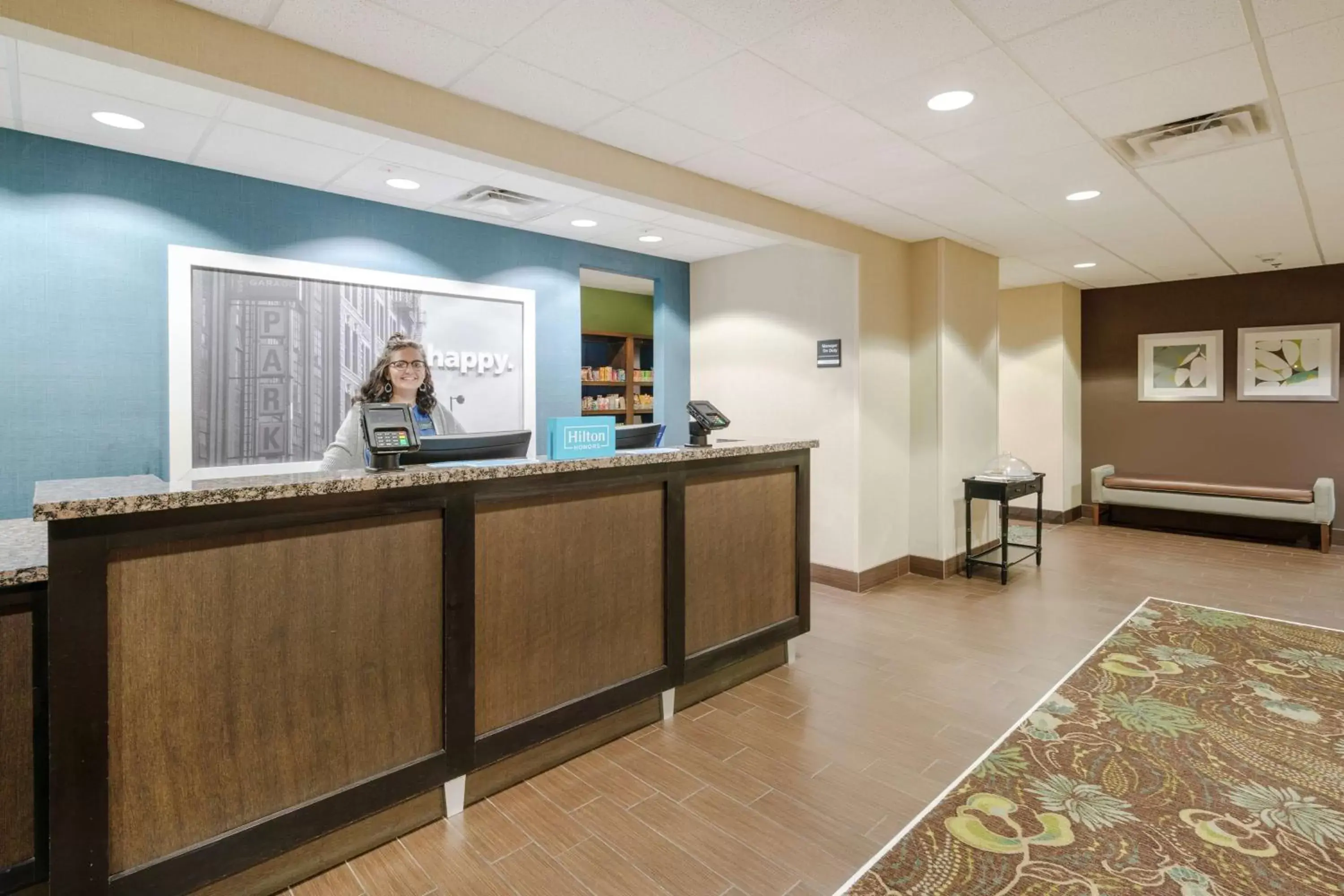 Lobby or reception, Lobby/Reception in Hampton Inn University Area, Huntington, Wv
