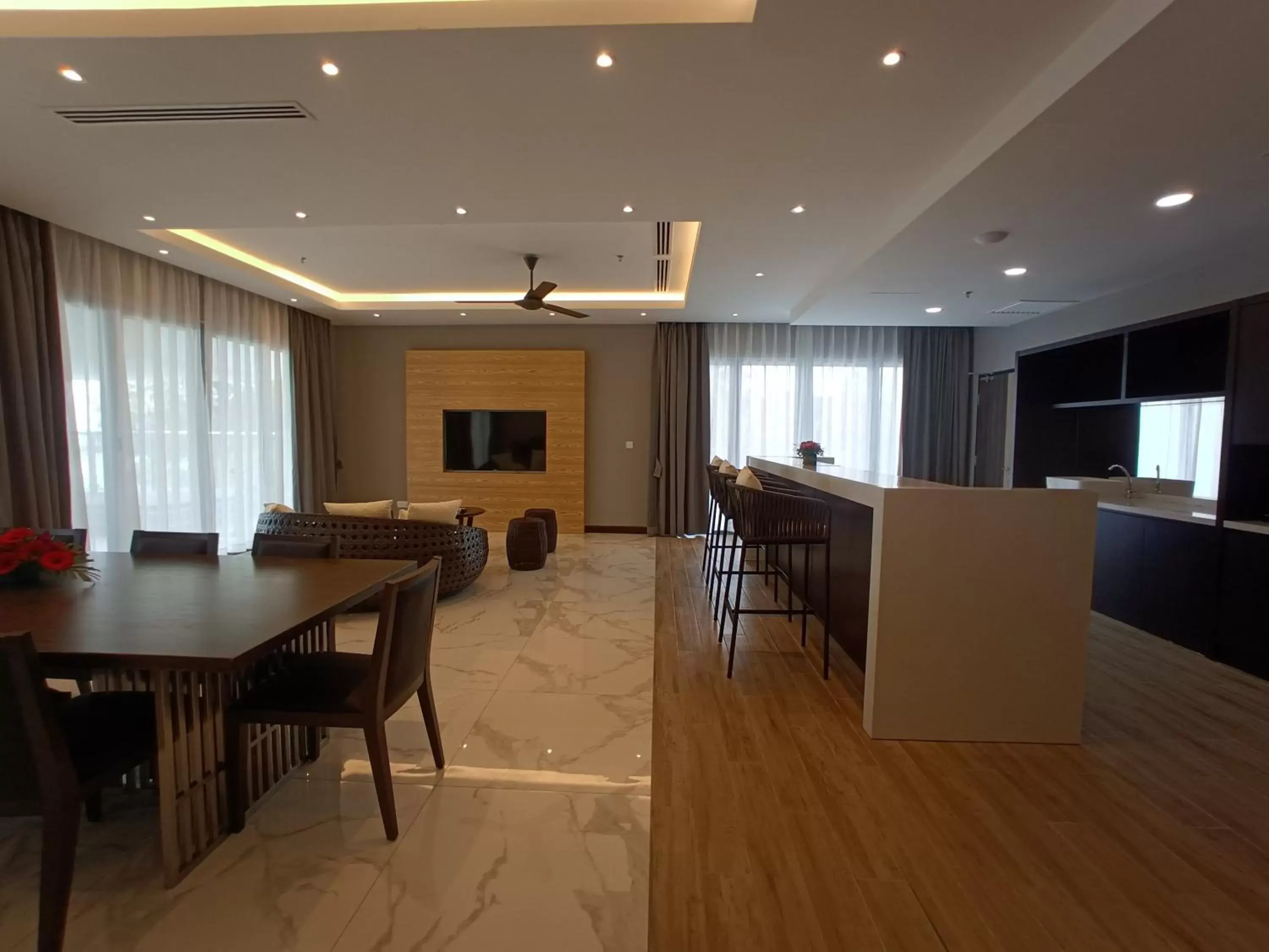 Living room in Pacific Regency Beach Resort, Port Dickson Living room in Pacific Regency Beach Resort, Port Dickson