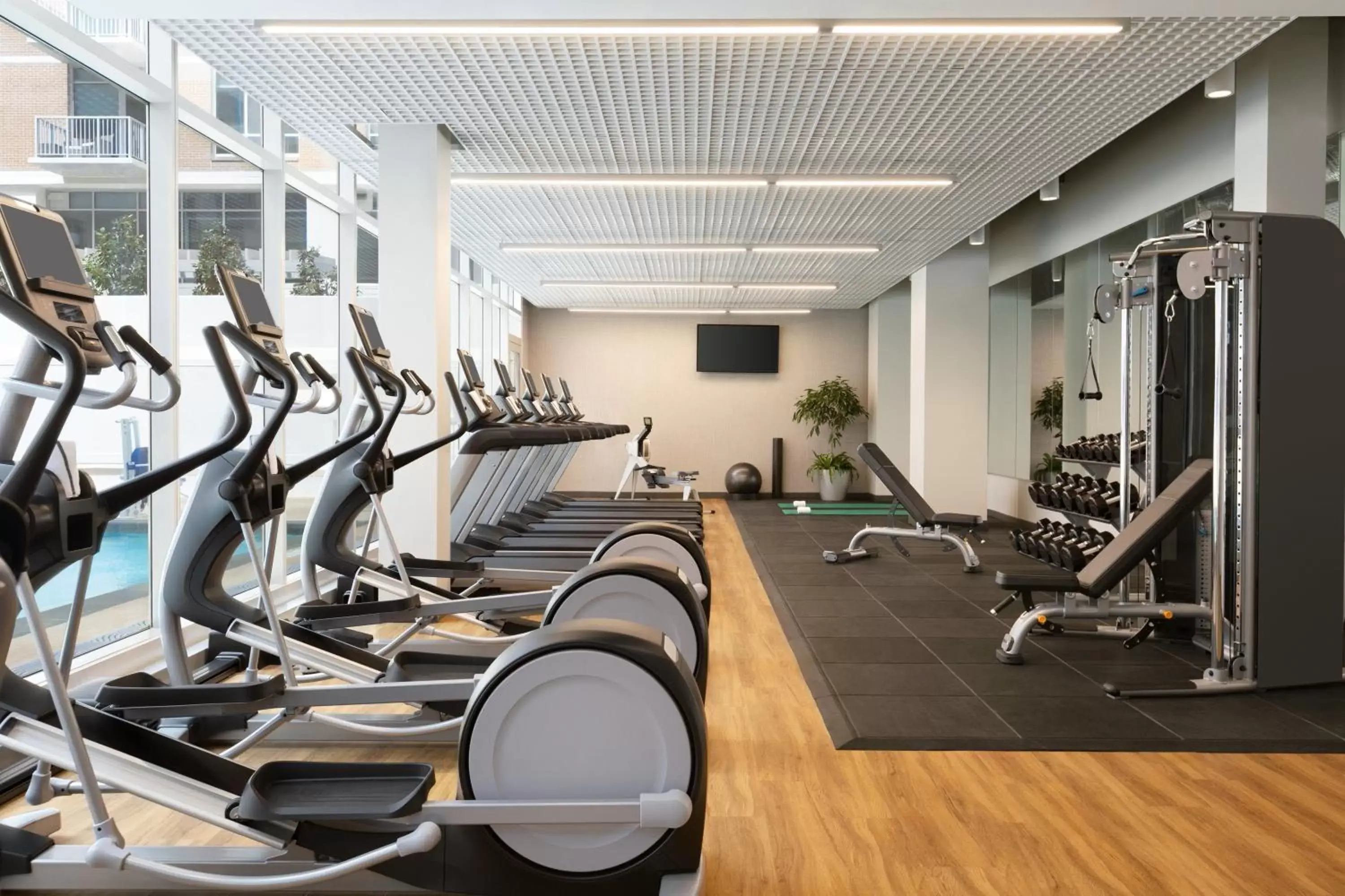 Spa and wellness centre/facilities, Fitness Center/Facilities in InterContinental Houston Medical Center, an IHG Hotel