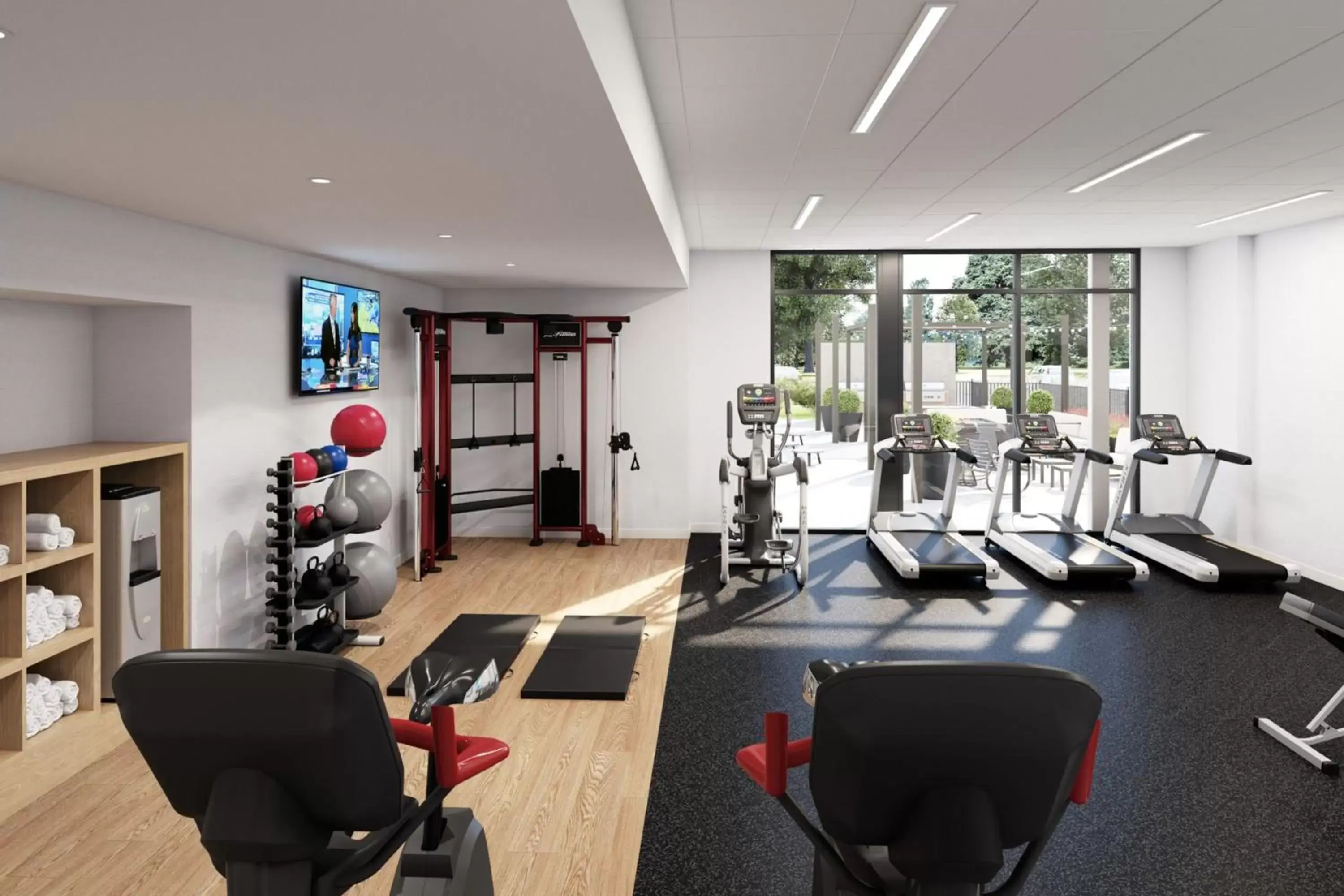Fitness centre/facilities, Fitness Center/Facilities in Staybridge Suites - Louisville - Expo Center, an IHG Hotel