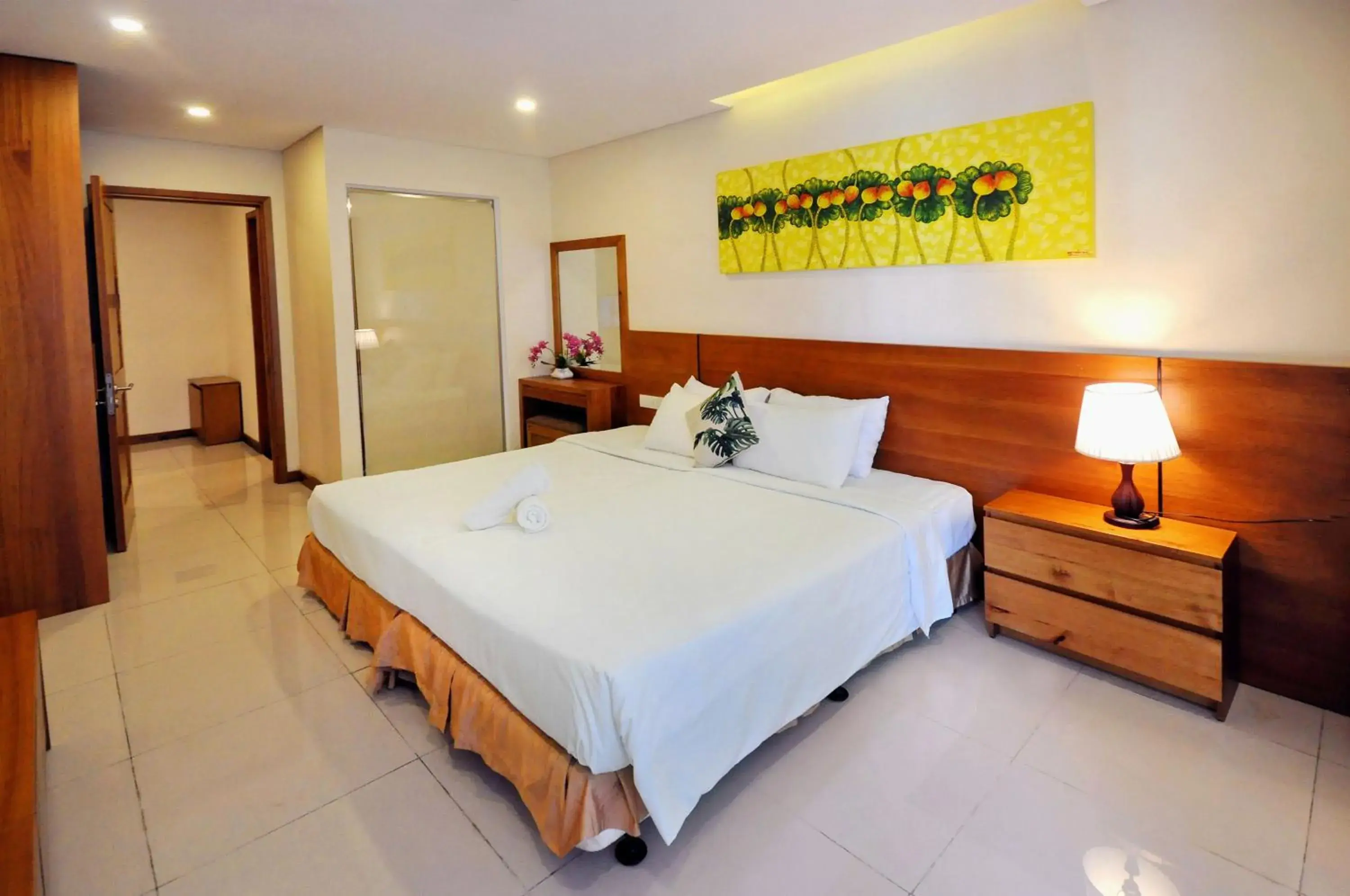 Bed in Holi Beach Hotel & Apartments