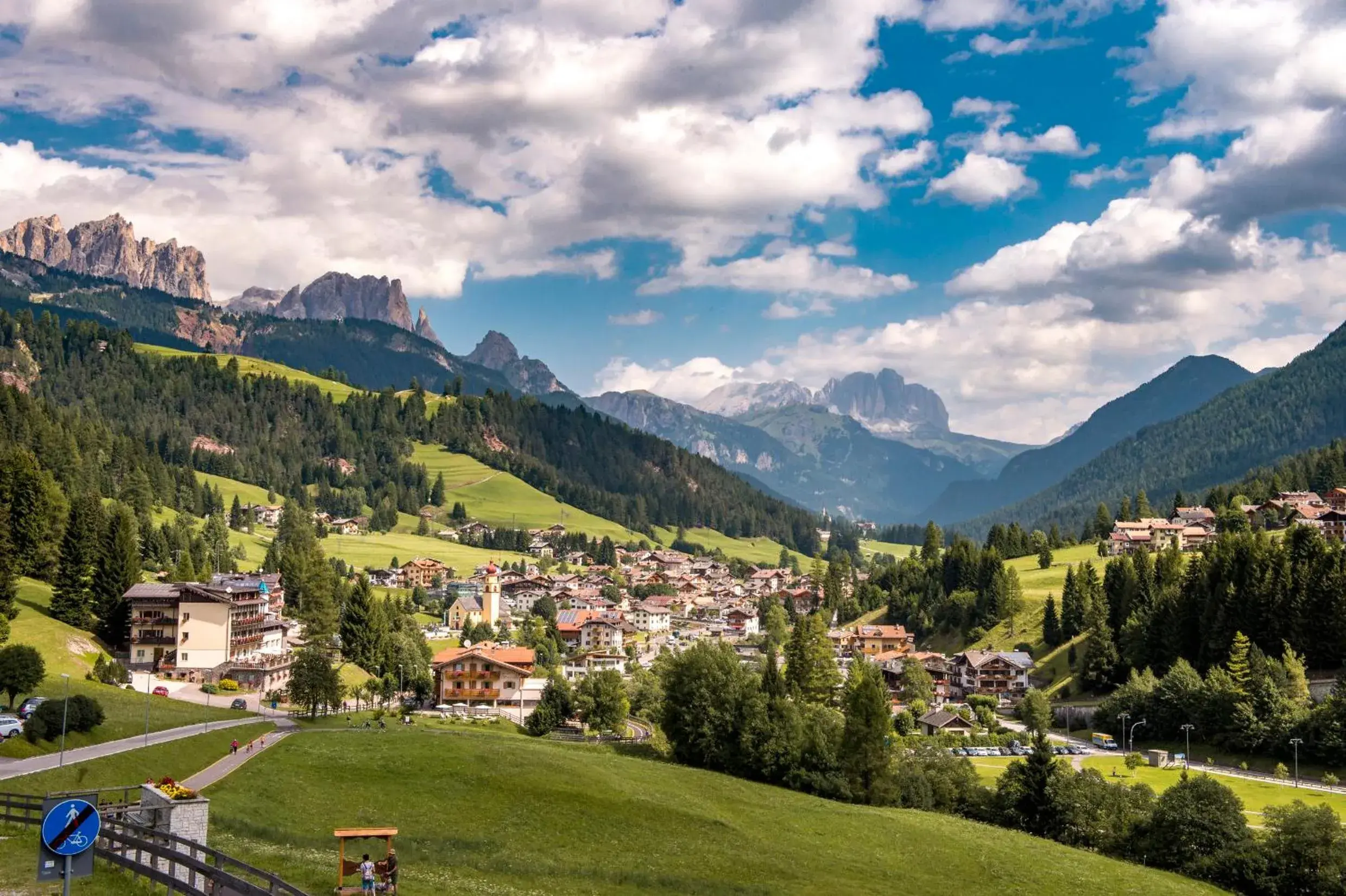 Natural landscape in Ciampedie Luxury Alpine Spa Hotel