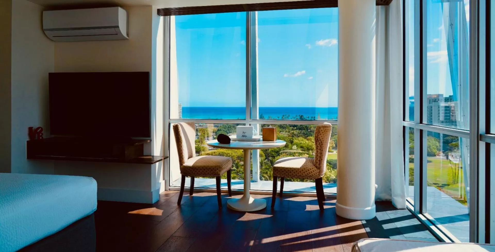 Seating area in Hotel La Croix