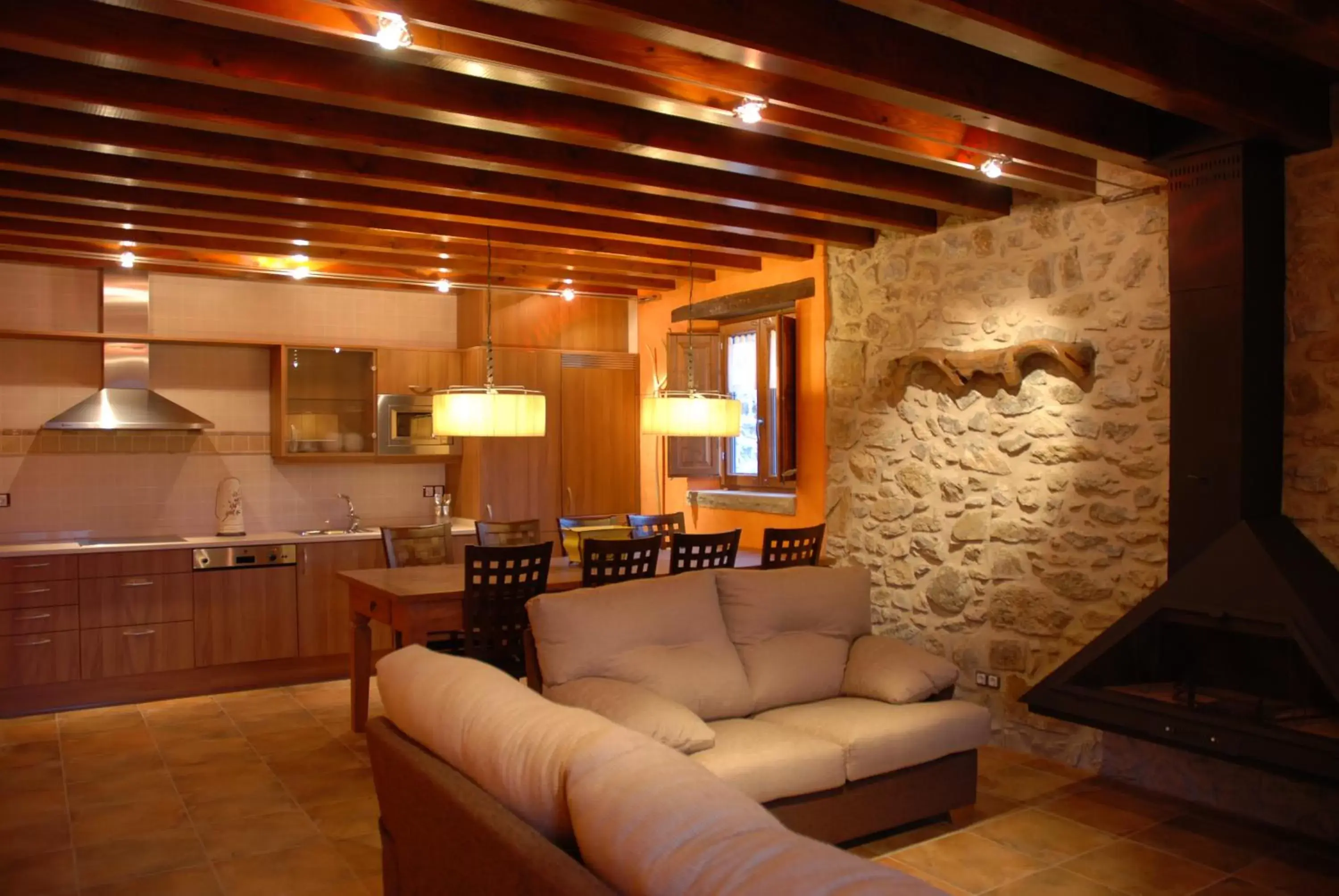 Living room, Seating Area in La Casassa de Ribes