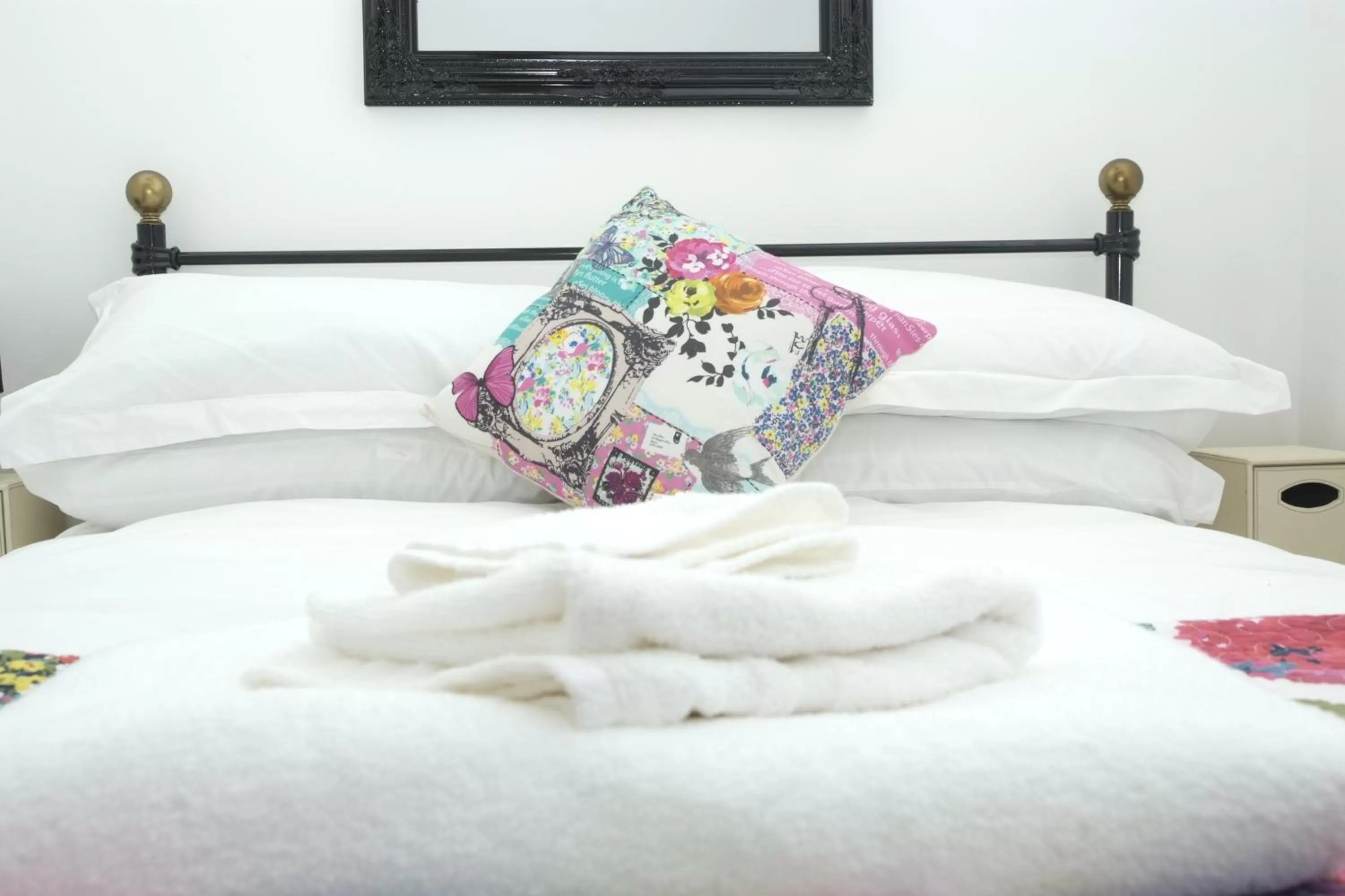 Bed in White Horse Inn