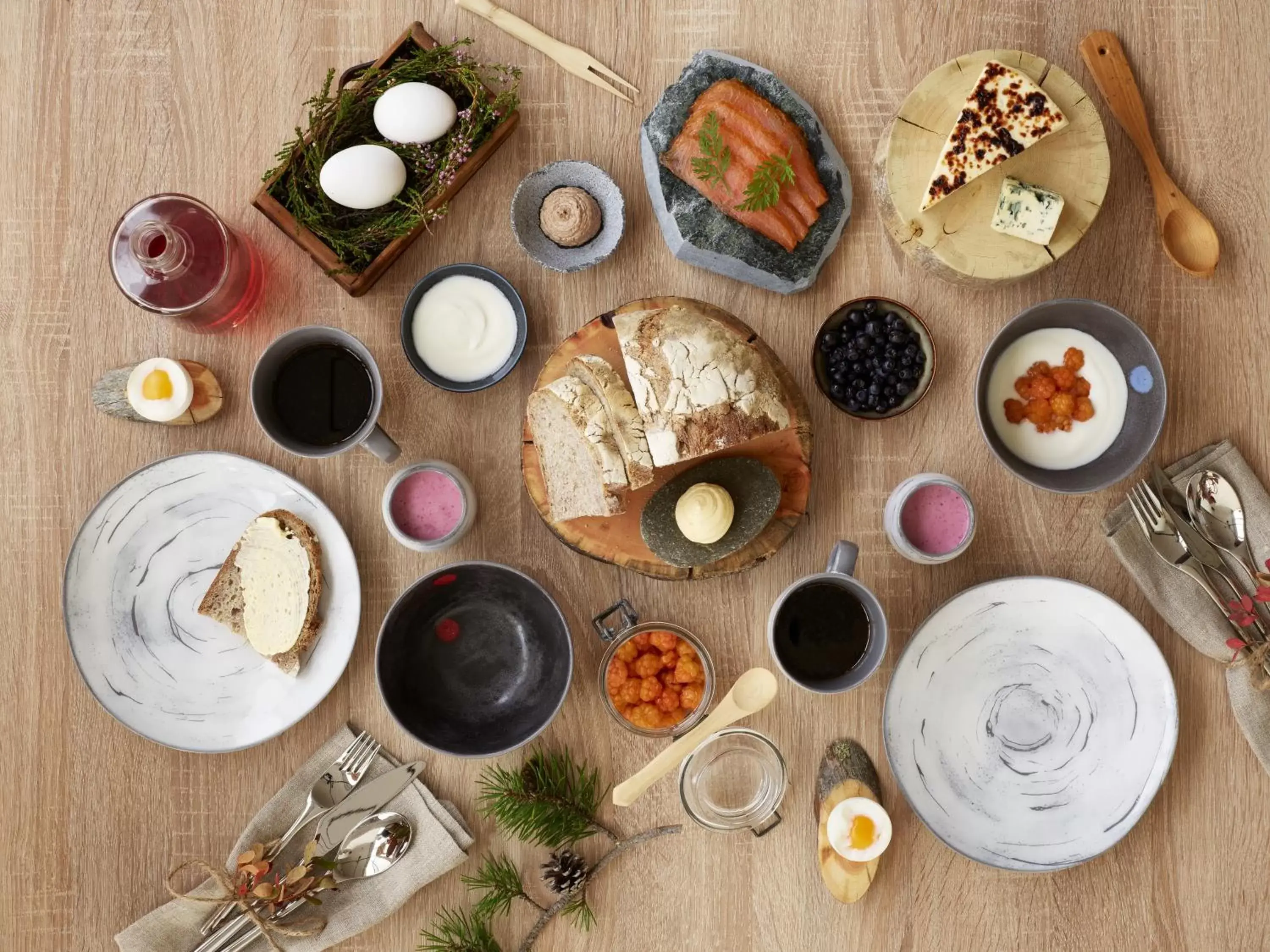 Buffet breakfast, Food in Lapland Hotels Bulevardi