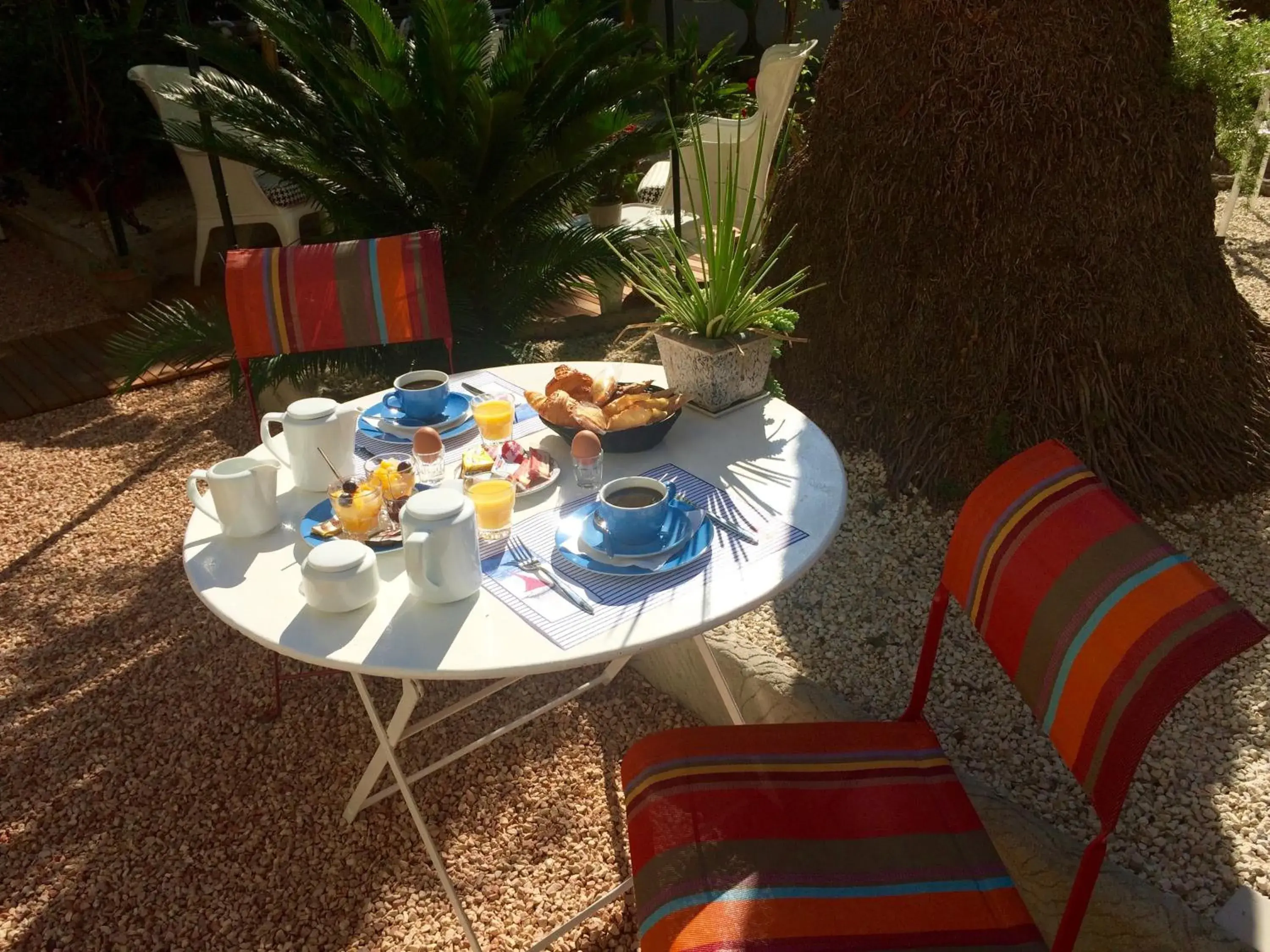 Continental breakfast in Hotel Villa Rose