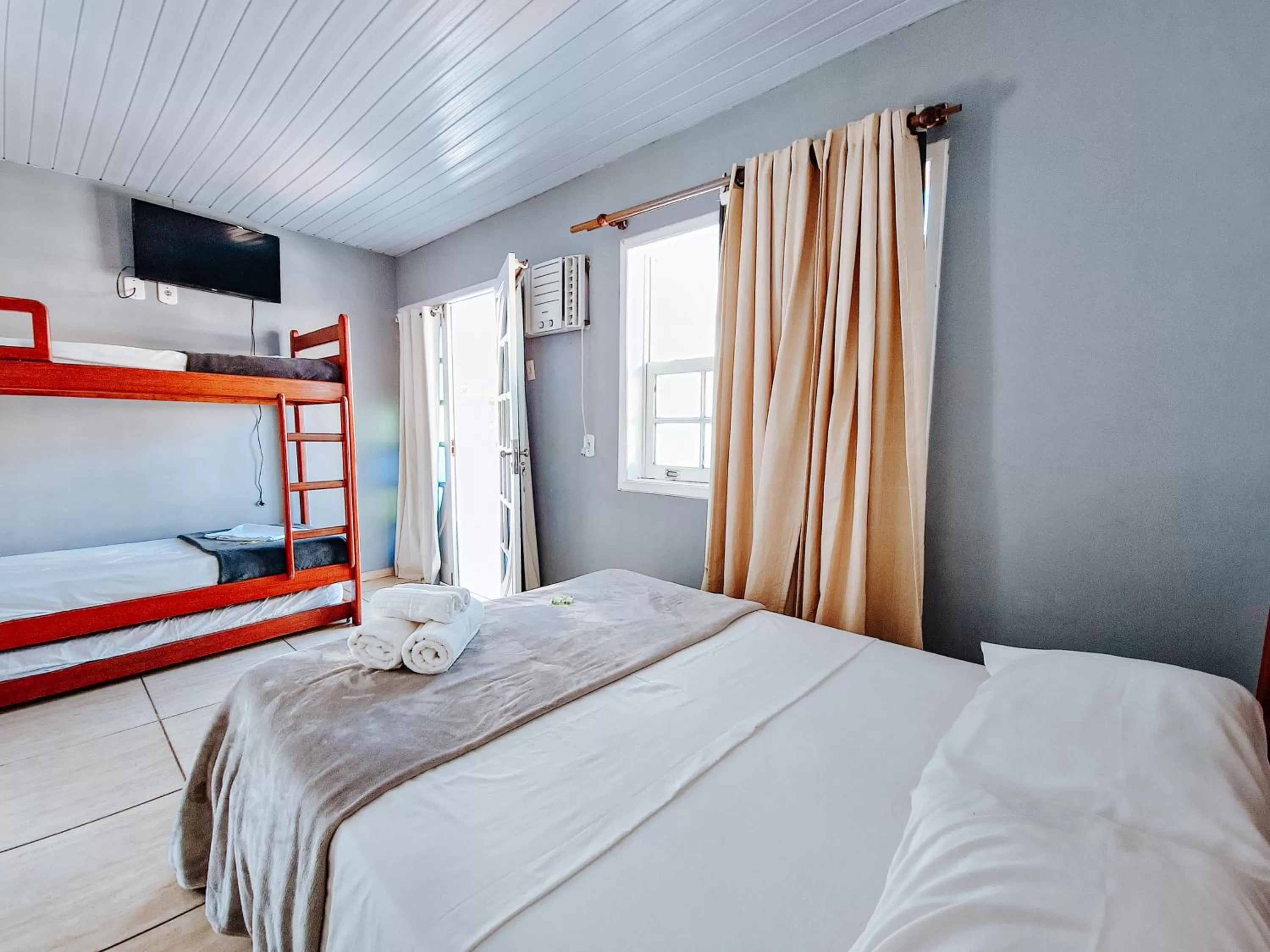 Bed in Suítes Água Marinha