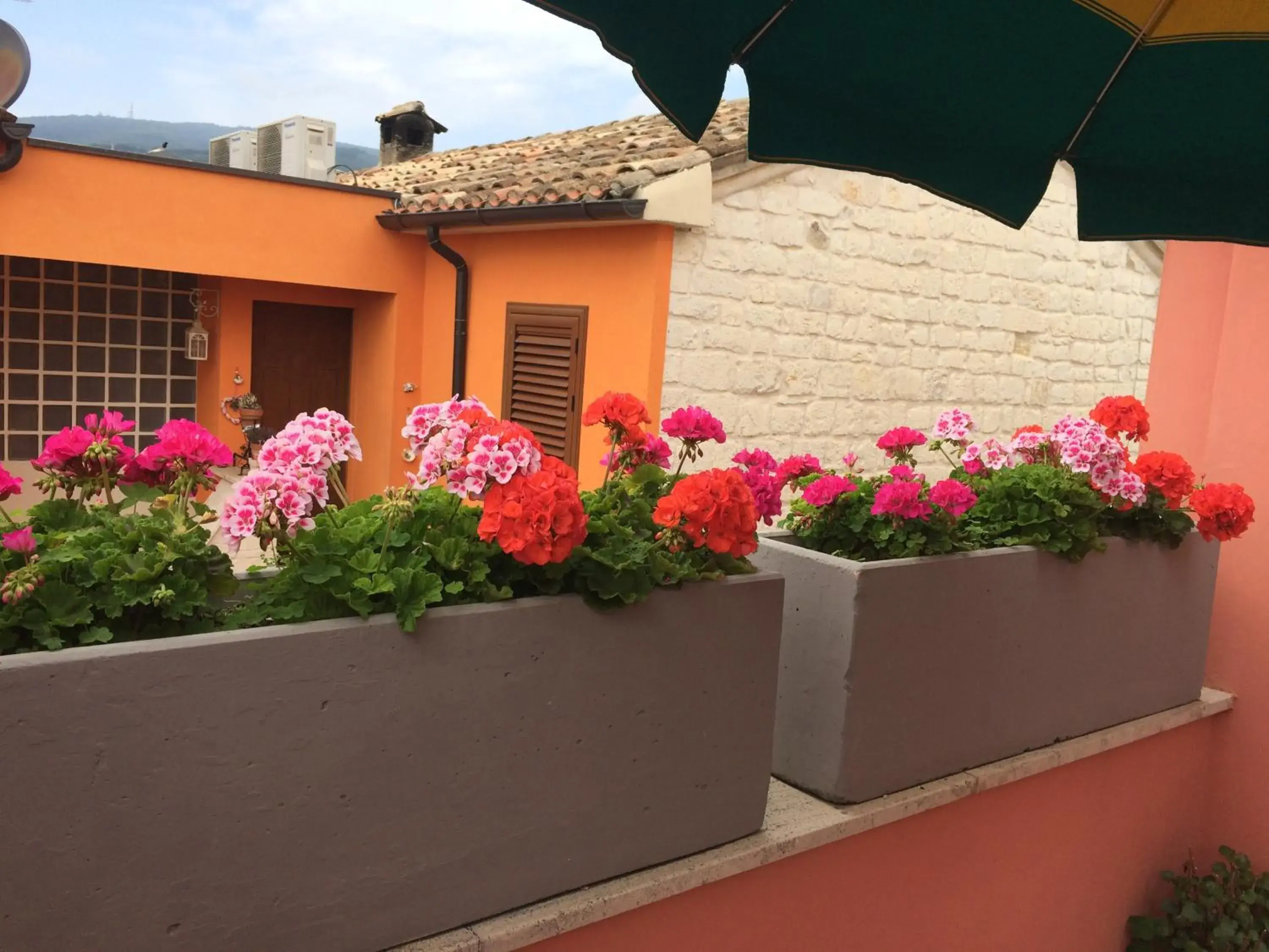 Balcony/Terrace in Hotel Il Parco Sirolo