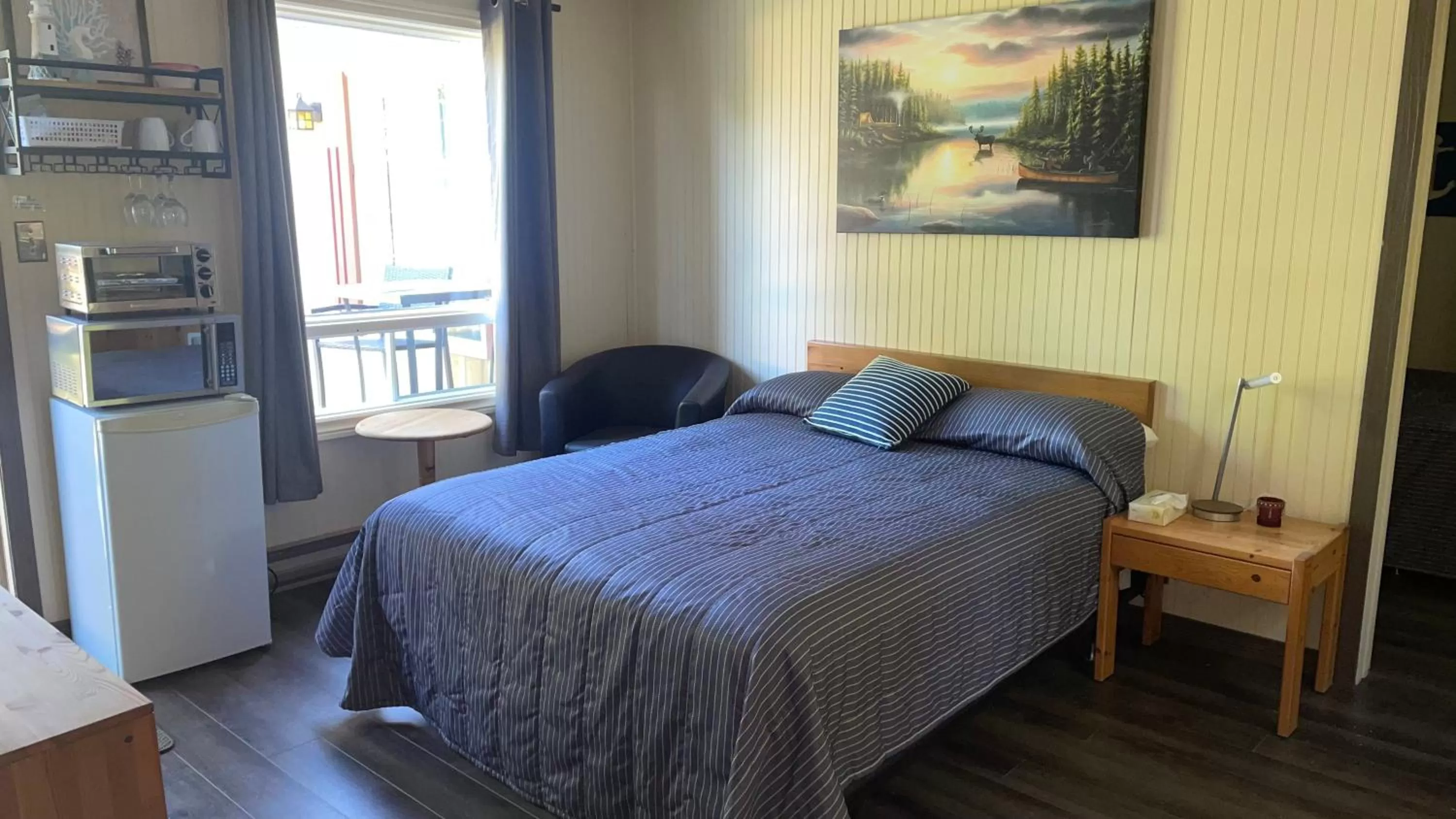 Bed in Auberge et Chalets sur le Lac