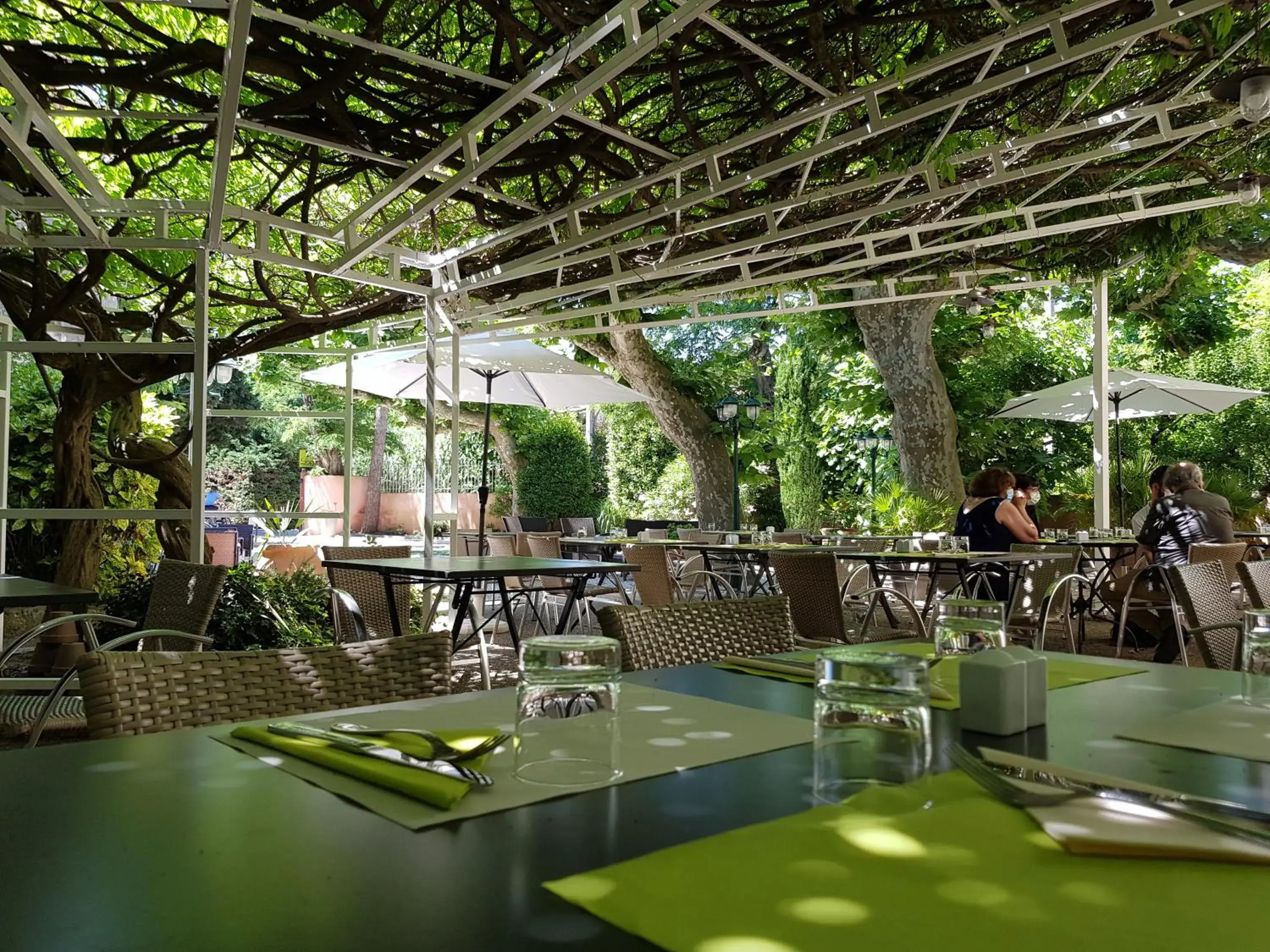 Patio, Restaurant/Places to Eat in Hotel Restaurant la Ferme