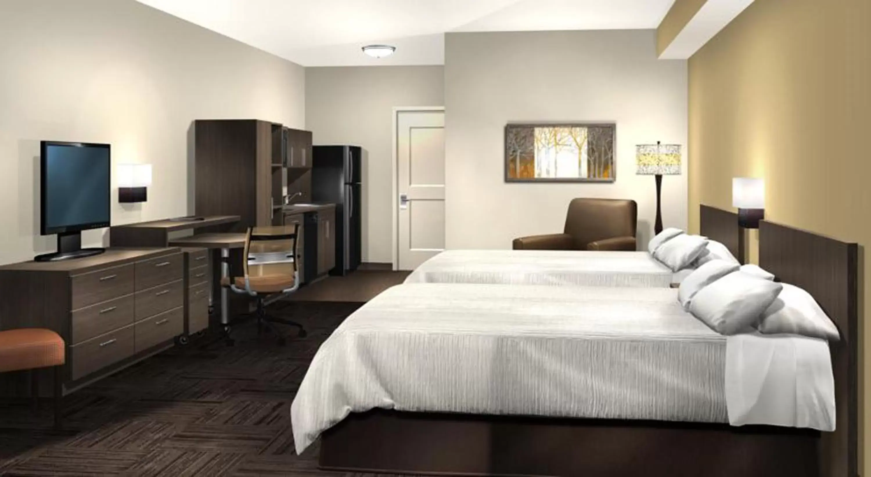 Bed in Extended Stay America Suites - Rock Hill