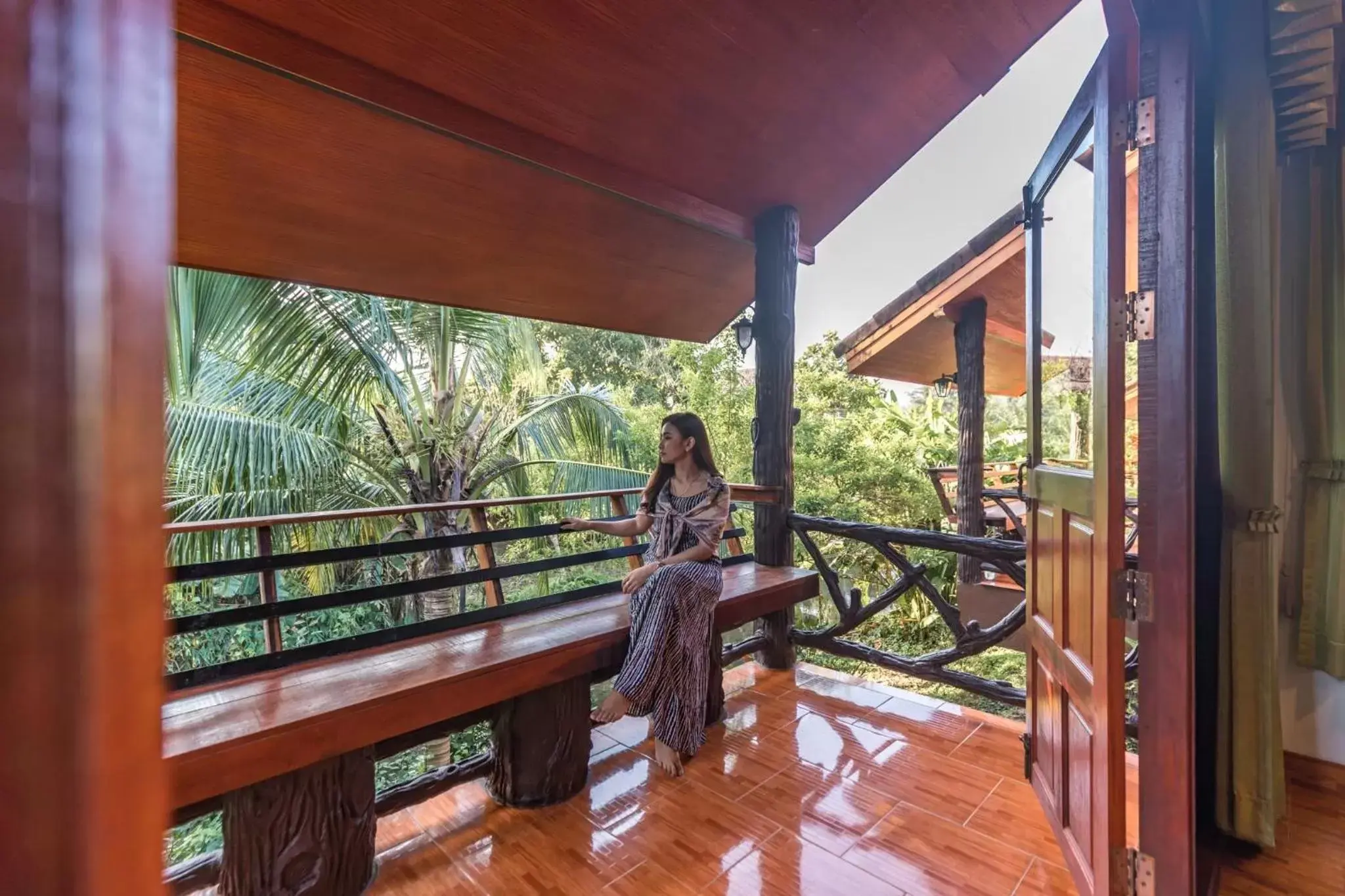 Balcony/Terrace in Khaosok Rainforest Resort