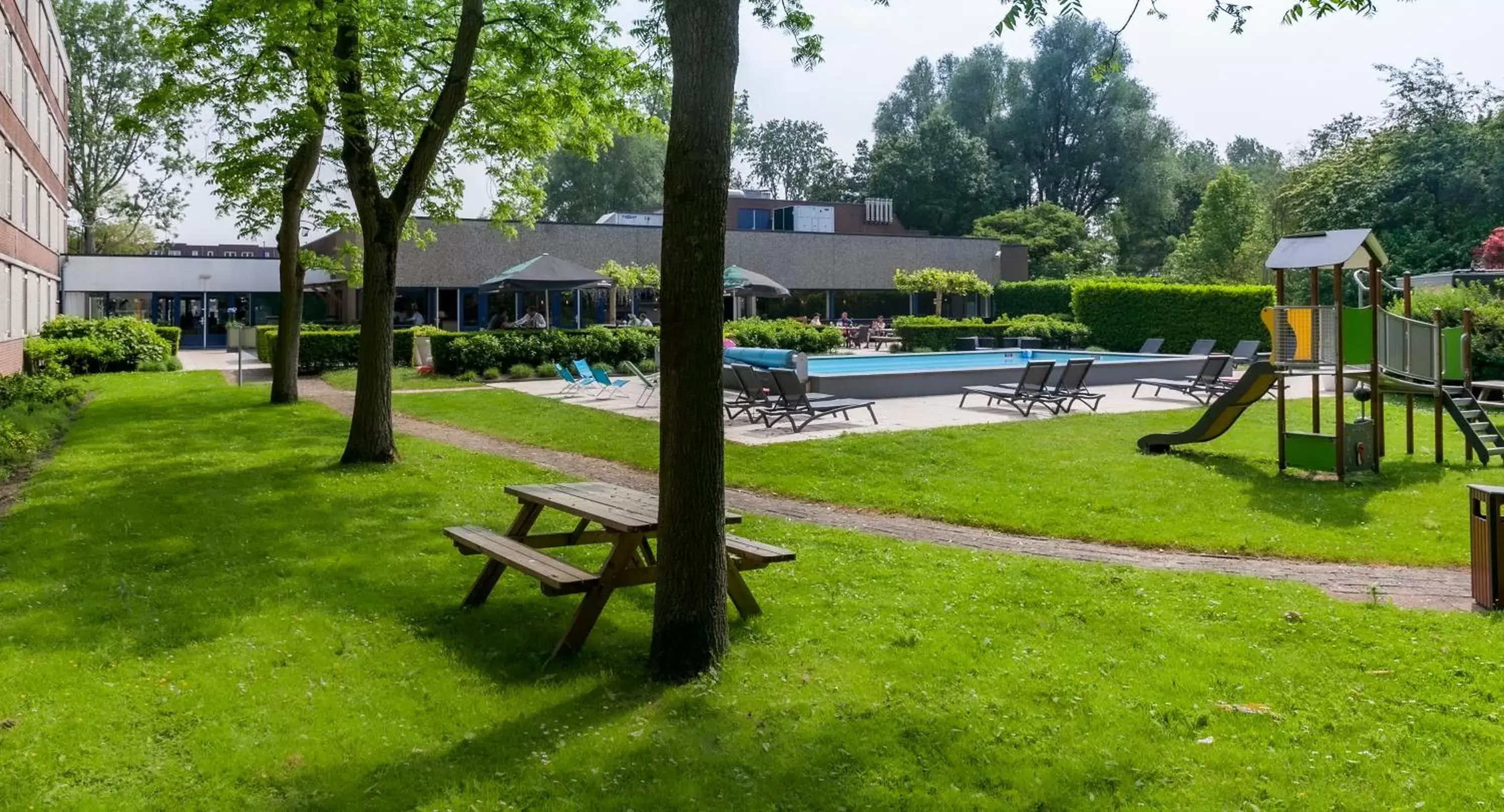 Children play ground, Swimming Pool in Novotel Rotterdam - Schiedam