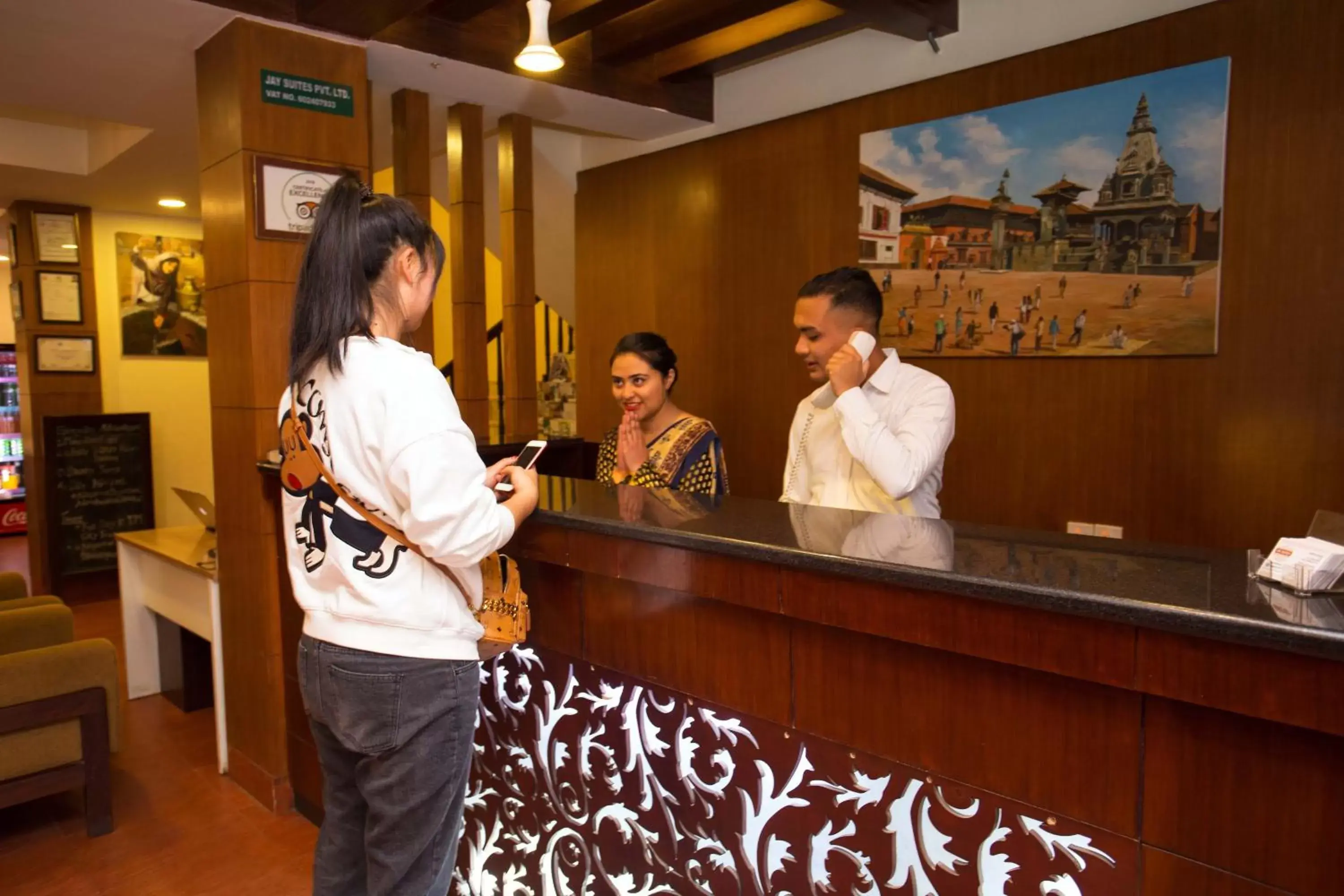 Staff in Hotel Jay Suites