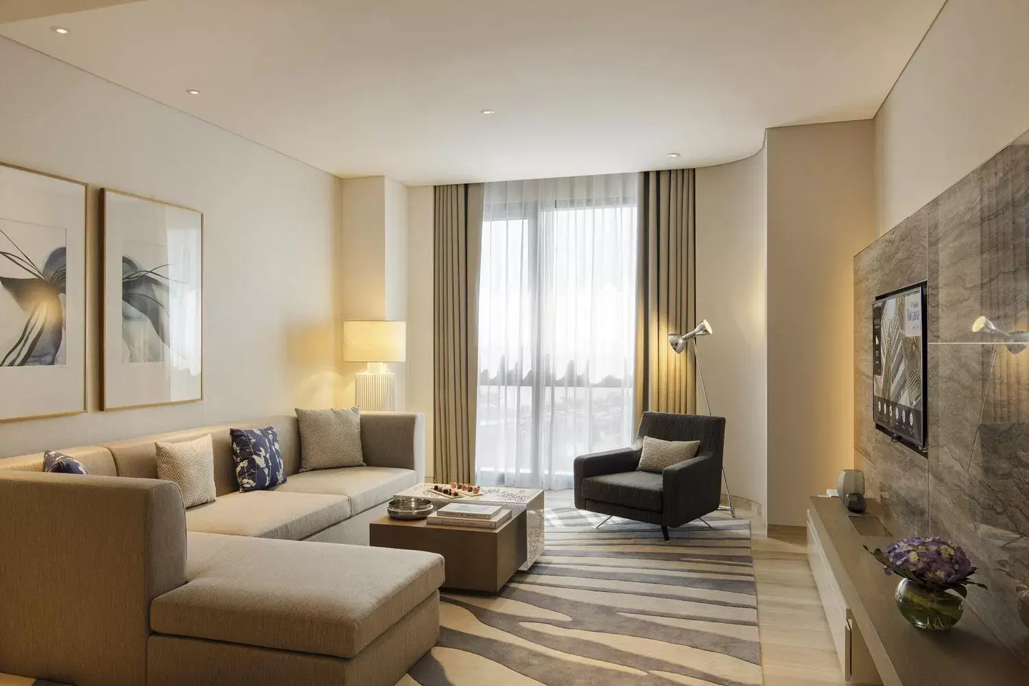 Bedroom, Seating Area in Al Bandar Arjaan by Rotana – Dubai Creek
