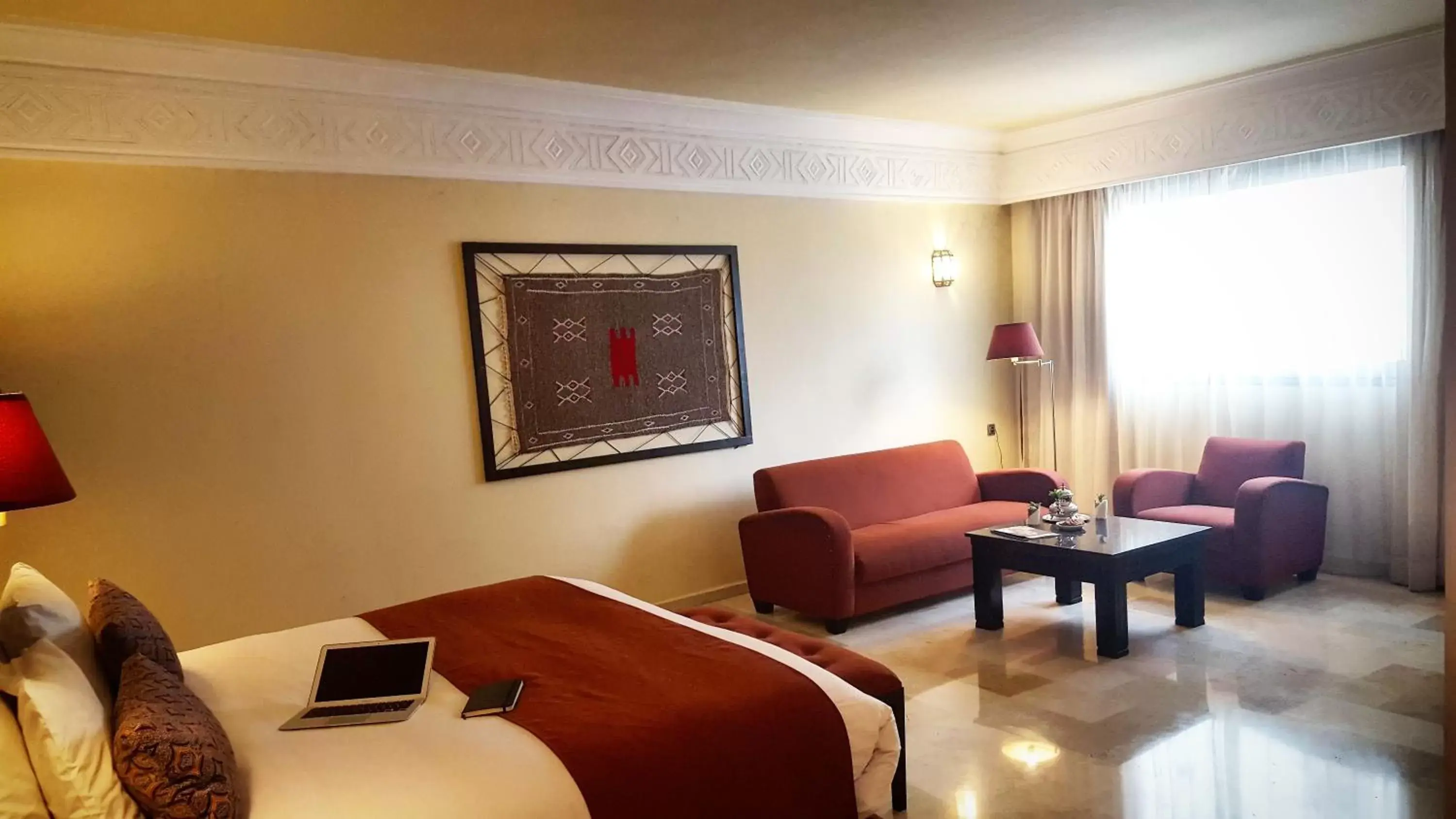 Bed, Seating Area in Diwan Casablanca Hotel & Spa