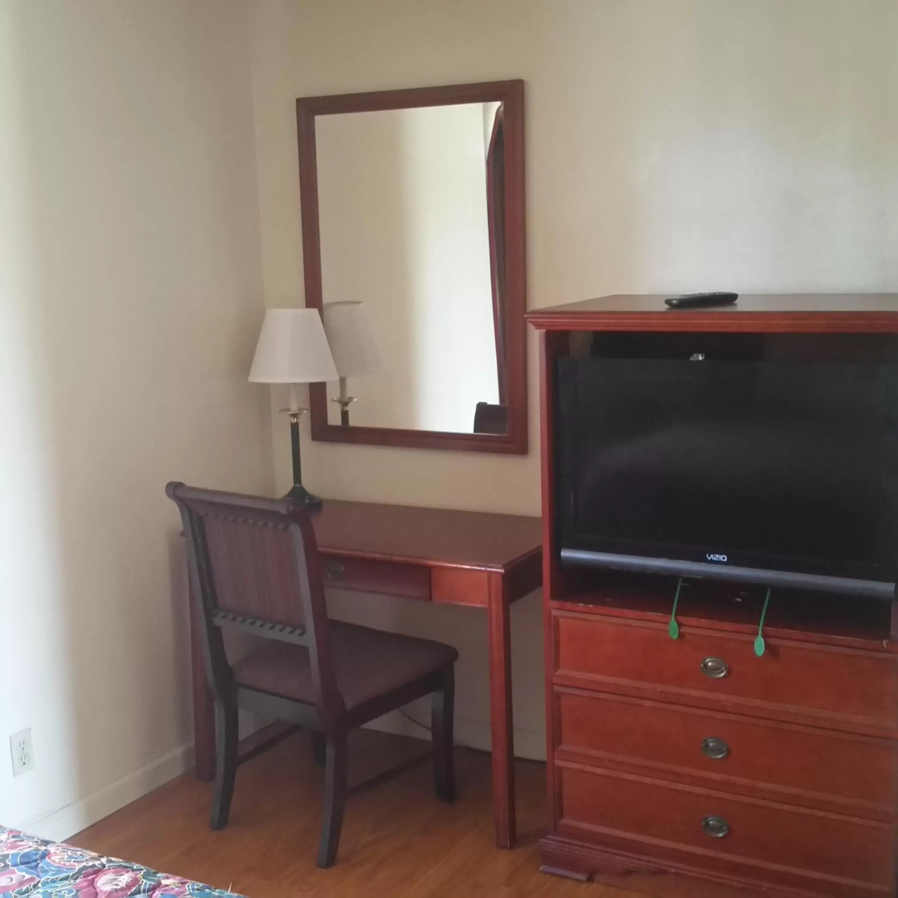 Decorative detail, TV/Entertainment Center in Days Inn by Wyndham Orange Anaheim