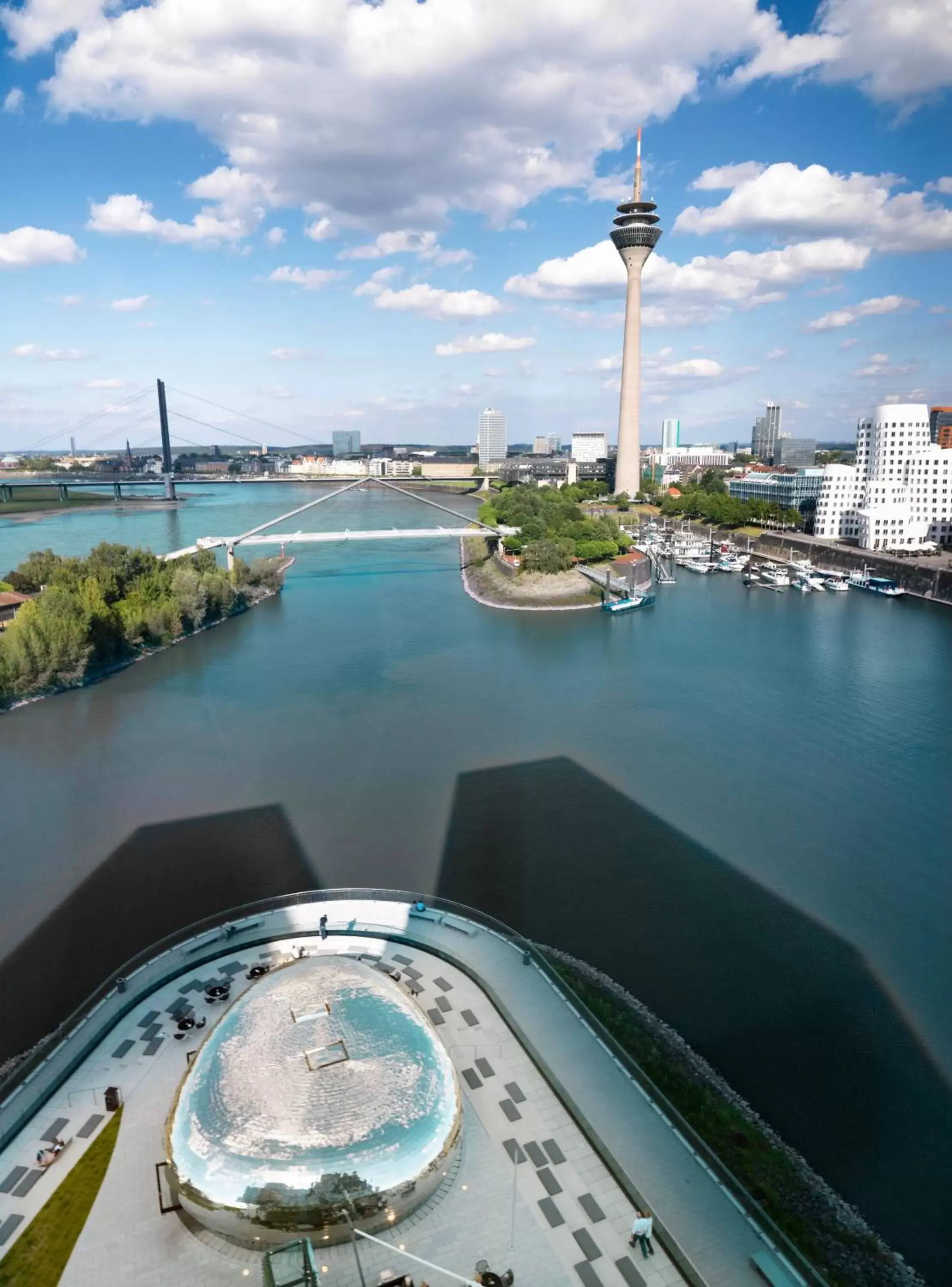 View (from property/room) in Hyatt Regency Dusseldorf