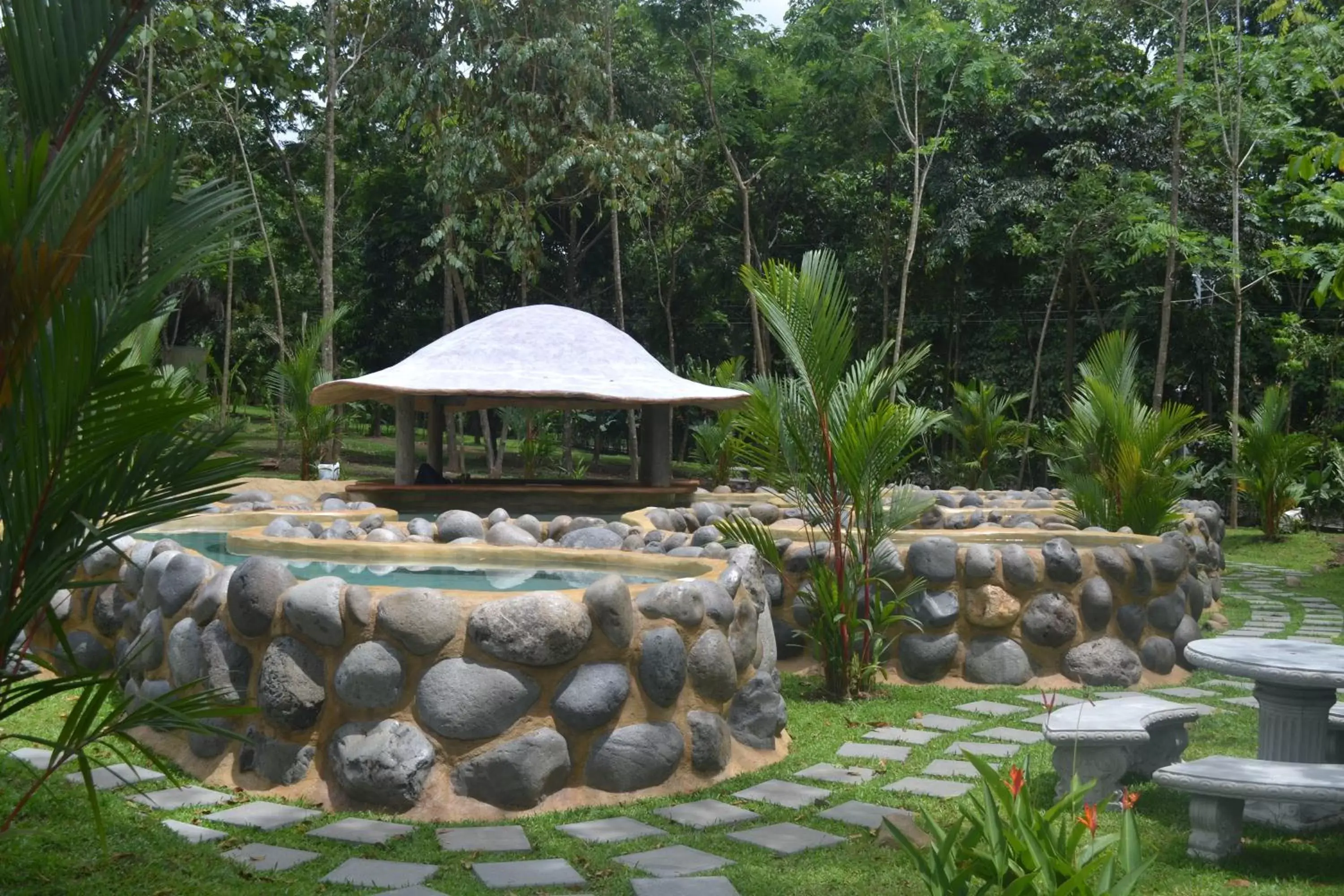 Hot Spring Bath, Banquet Facilities in Volcano Lodge, Hotel & Thermal Experience