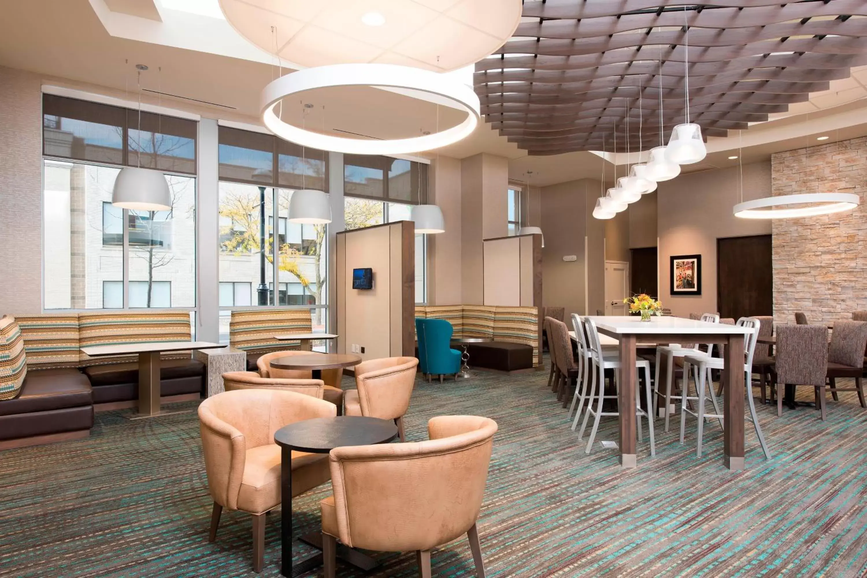 Lobby or reception, Restaurant/Places to Eat in Residence Inn by Marriott Ann Arbor Downtown