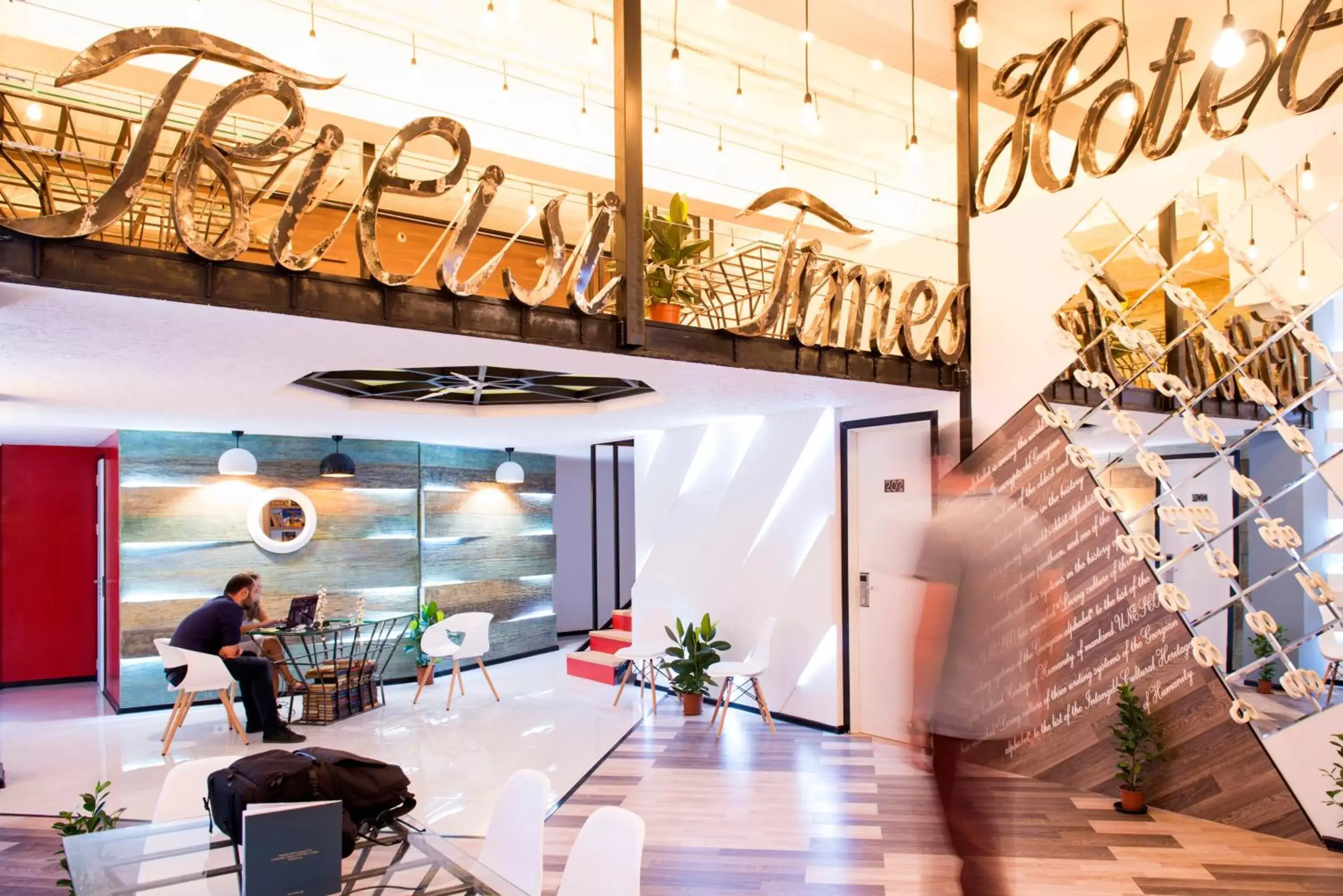 Lobby or reception in Tbilisi Times Lobby or reception in Tbilisi Times