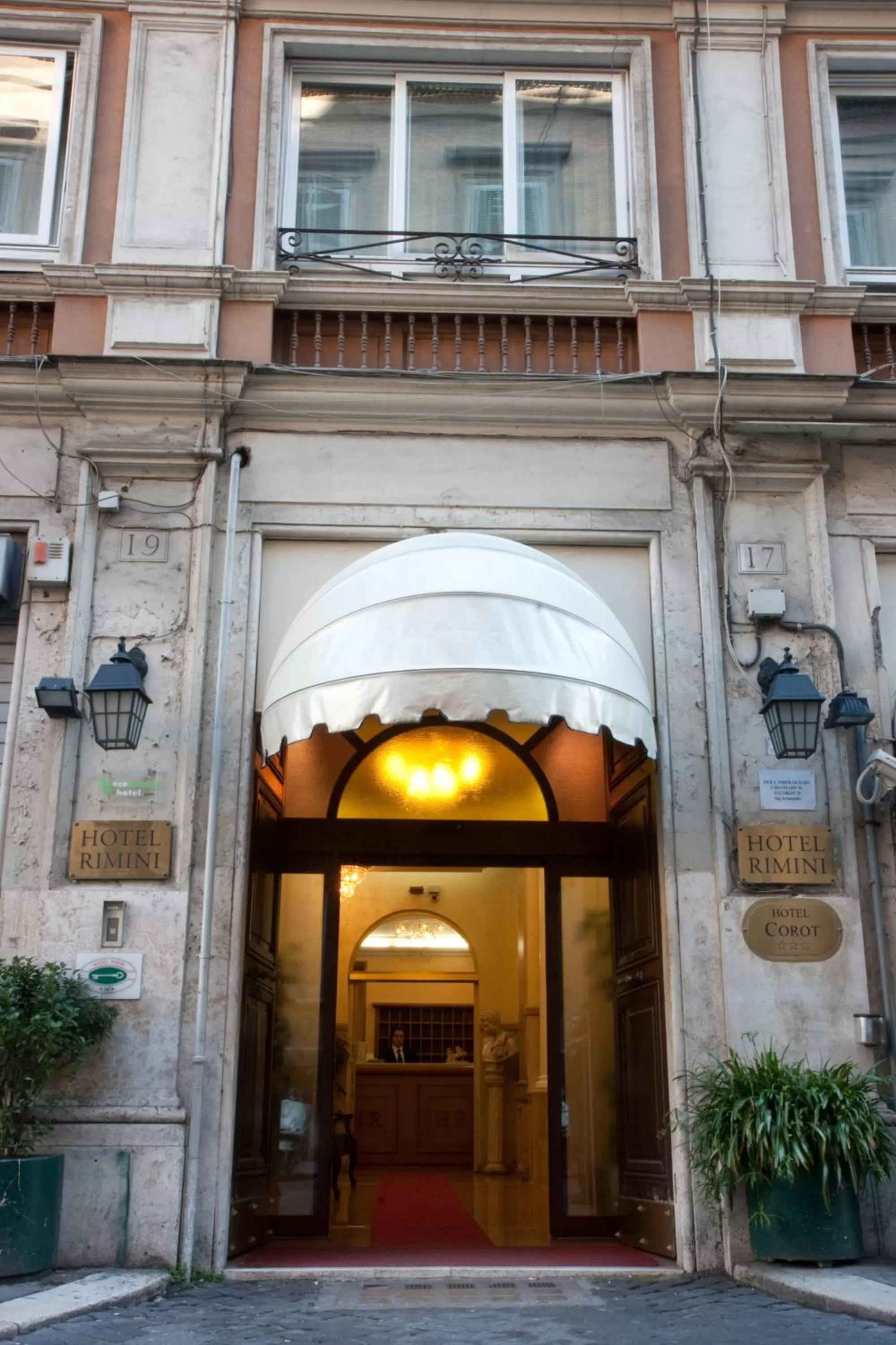 Facade/entrance in Hotel Rimini